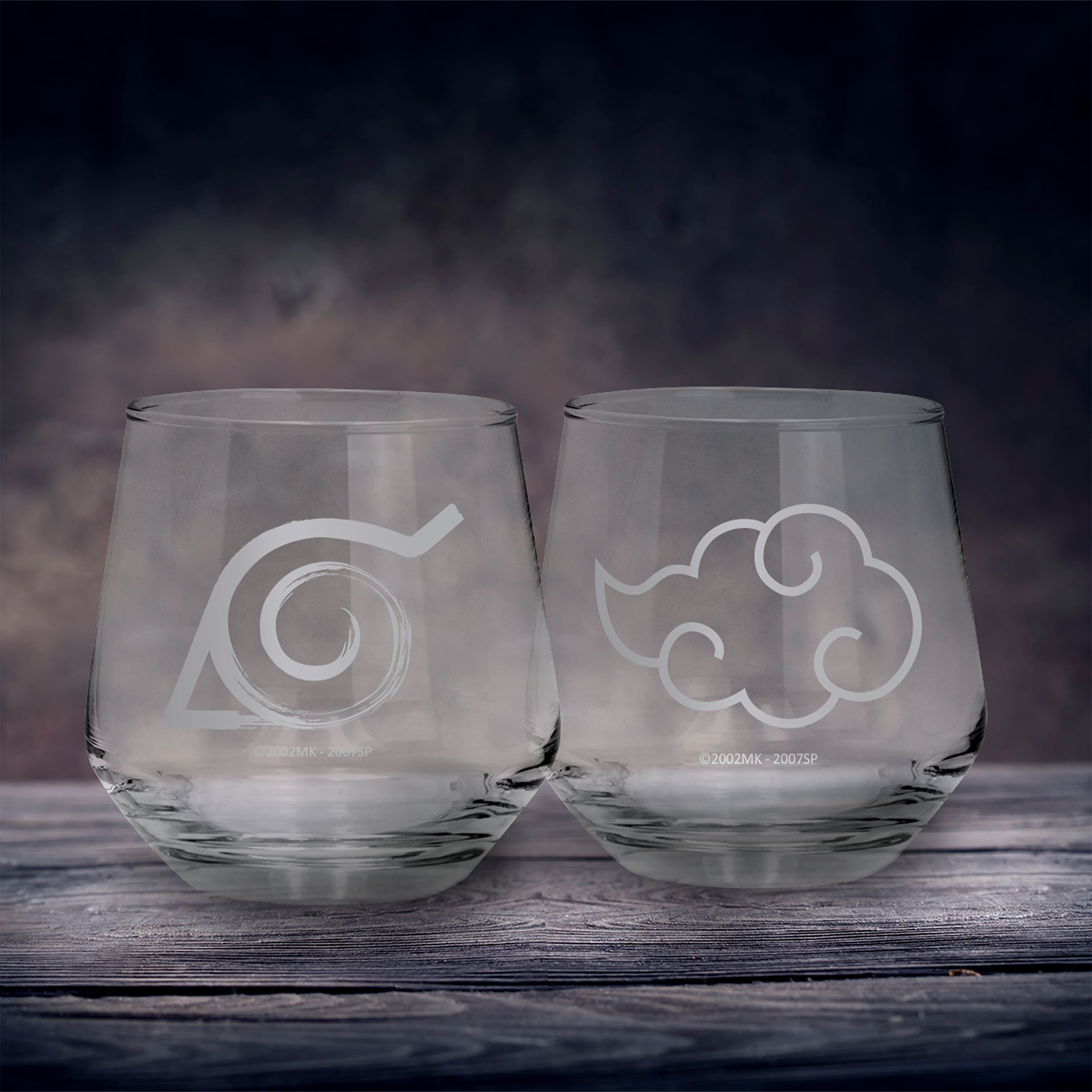 Imagen del producto Naruto Shippuden - Konoha & Akatsuki Vasos Juego de 2
