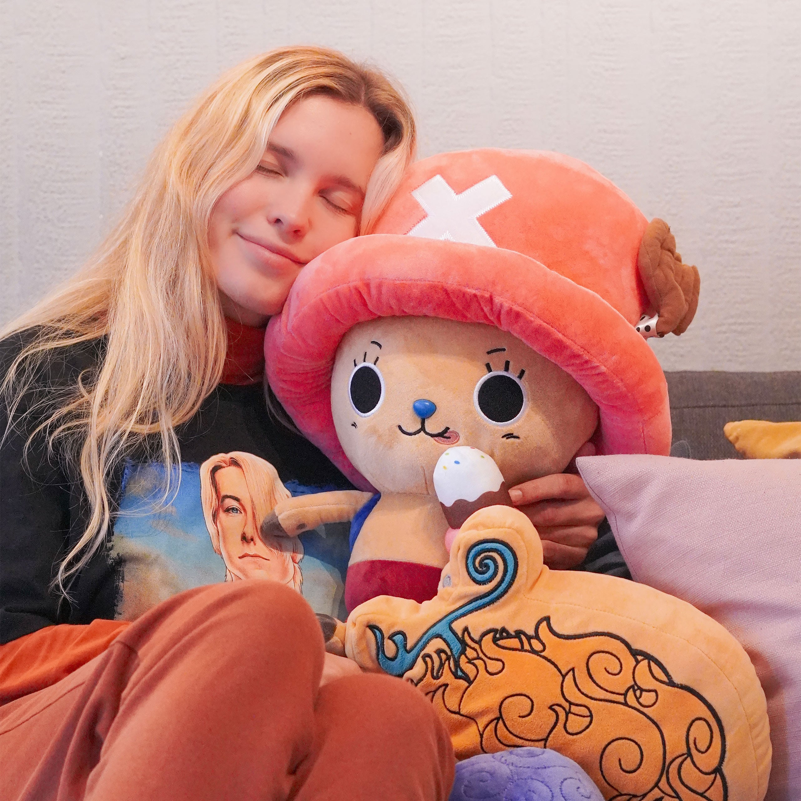 Imagen del producto One Piece - Tony Chopper con hielo New World Figura de peluche XL