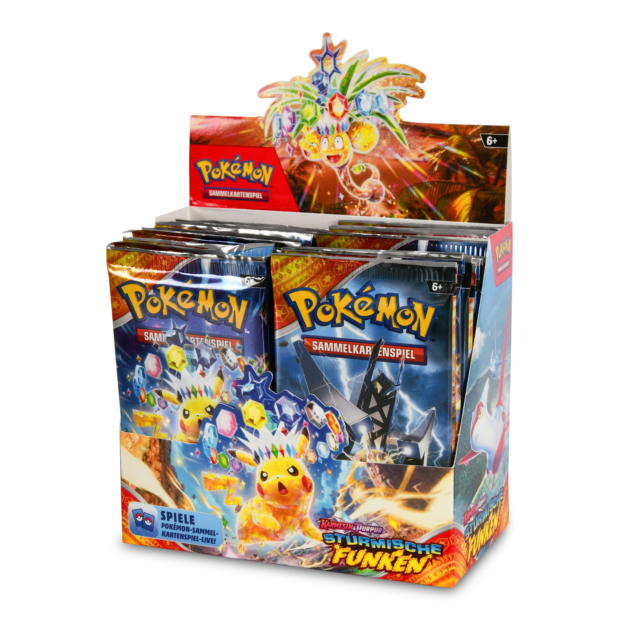 Imagen del producto Pokemon - Carmesí & Púrpura Chispas Tormentosas Tarjetas Coleccionables Booster Display