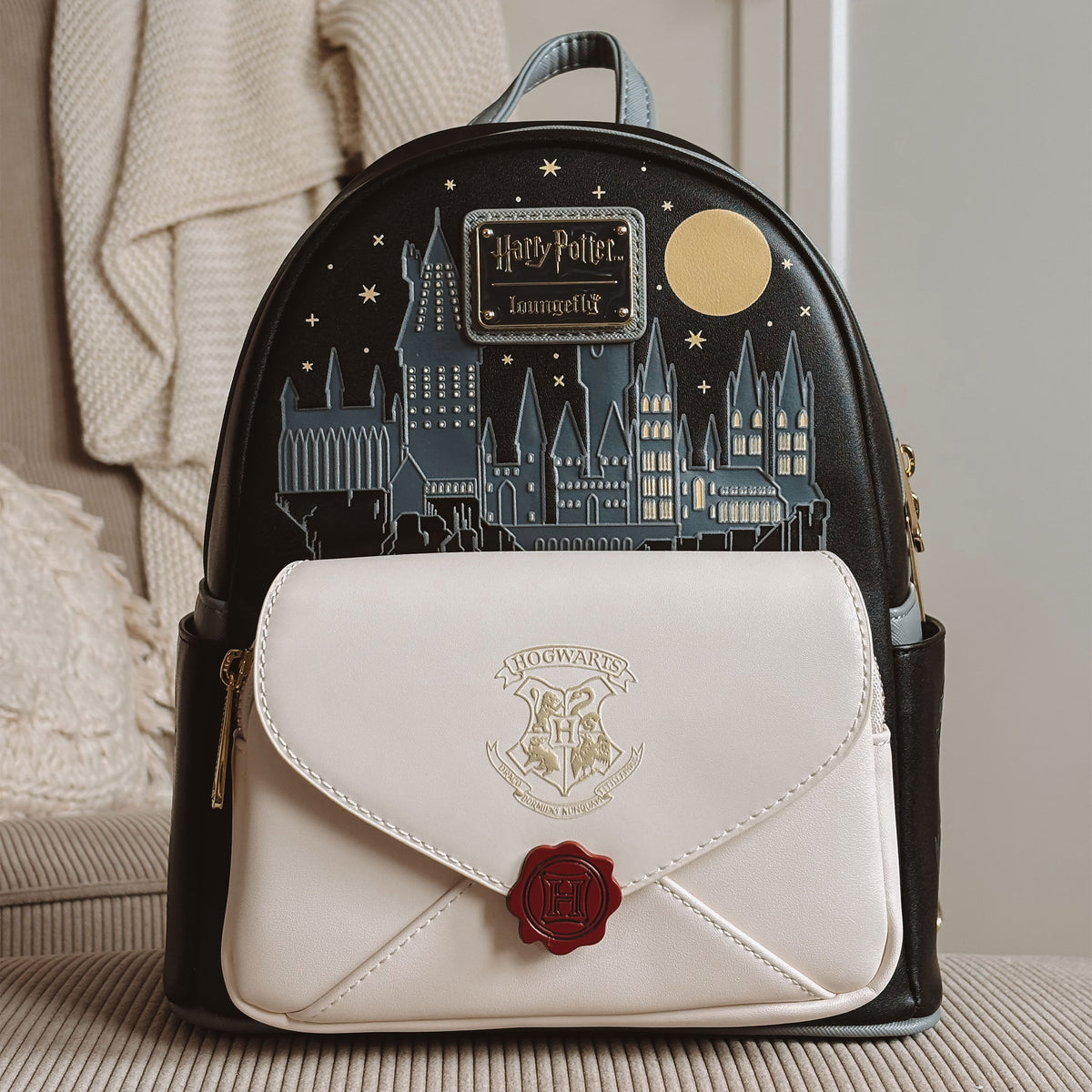 Imagen del producto Harry Potter - Mochila Mini Glow in the Dark Carta de Hogwarts