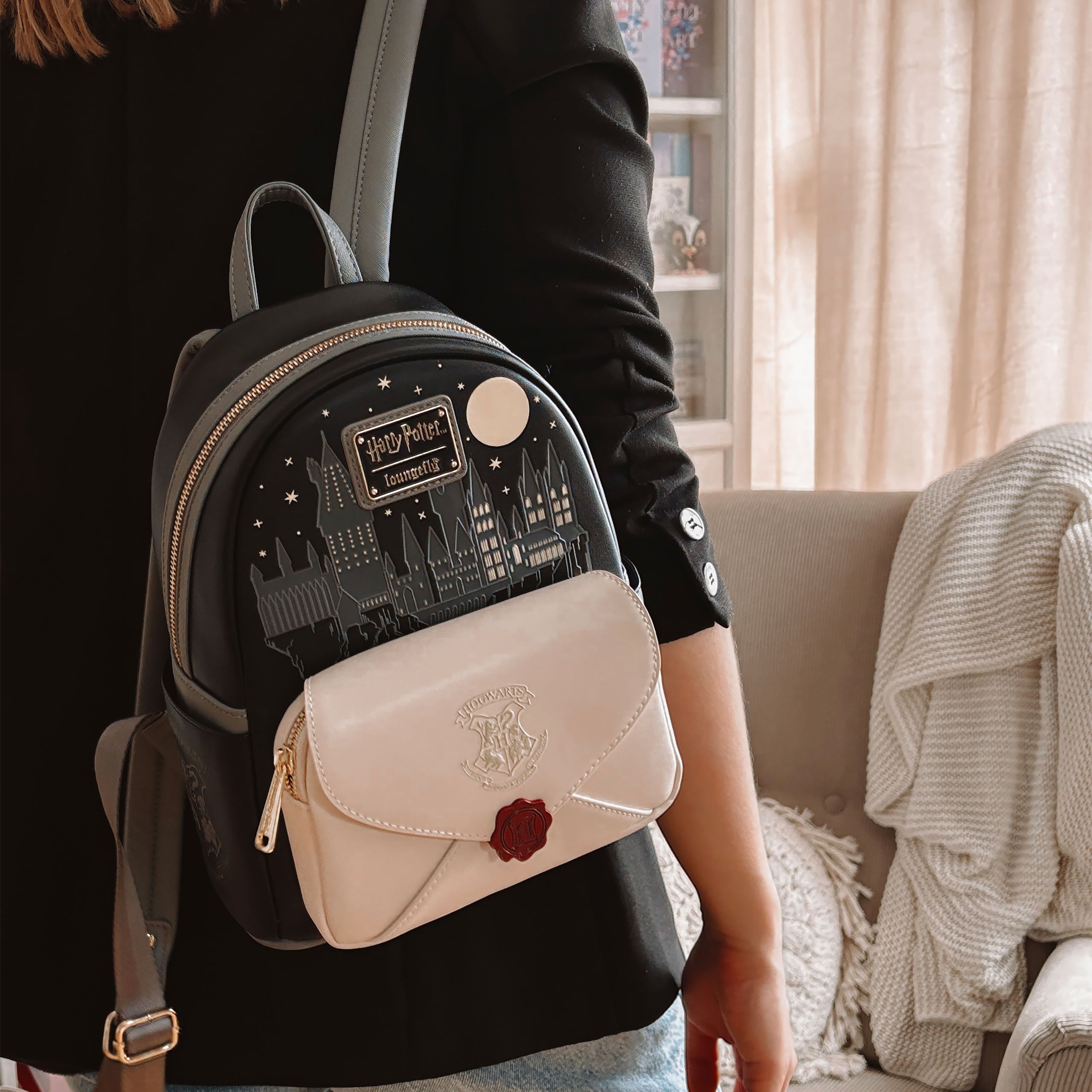 Imagen del producto Harry Potter - Mochila Mini Glow in the Dark Carta de Hogwarts