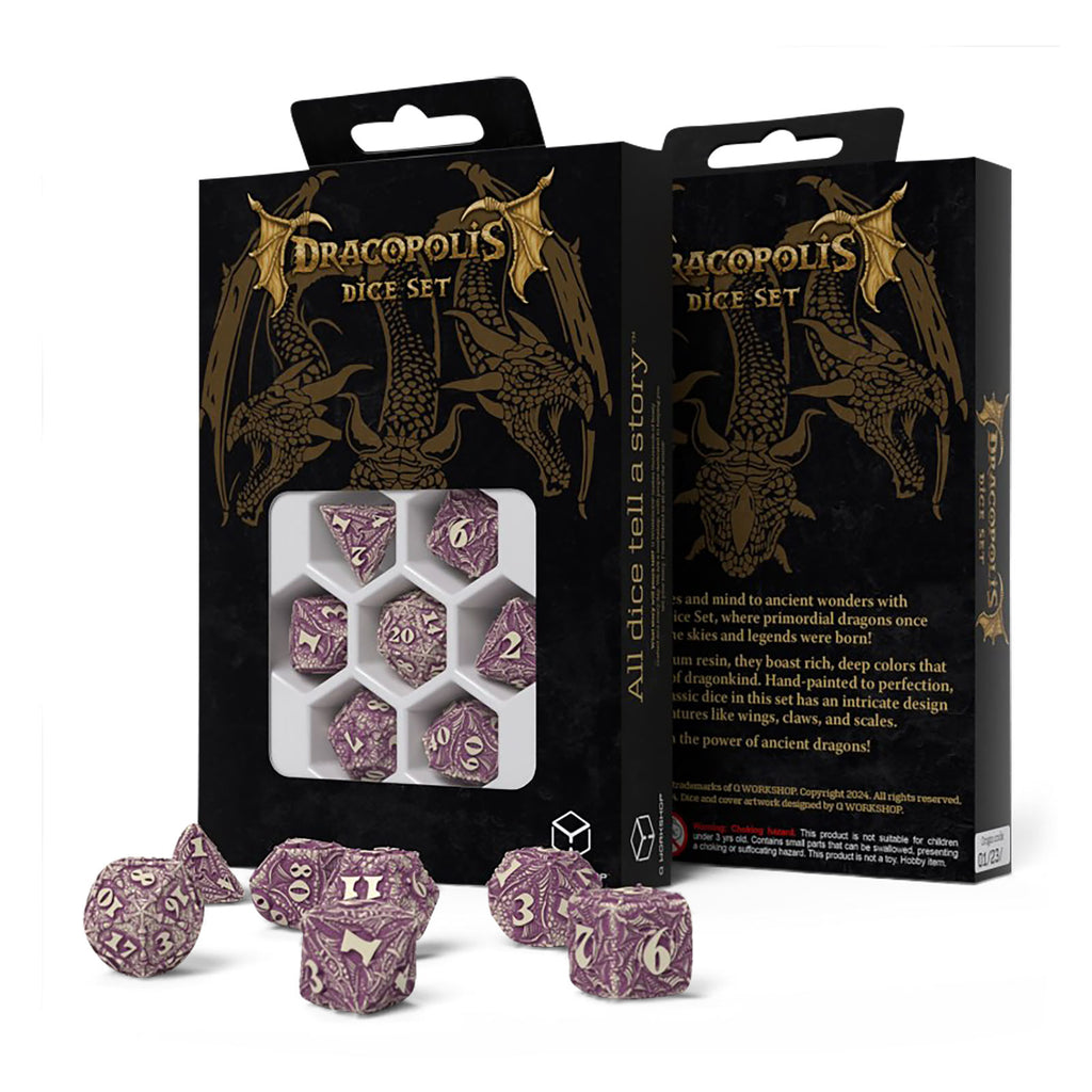 Product image Dracopolis - The Yucatan Featherwing Dice Set 7pcs
