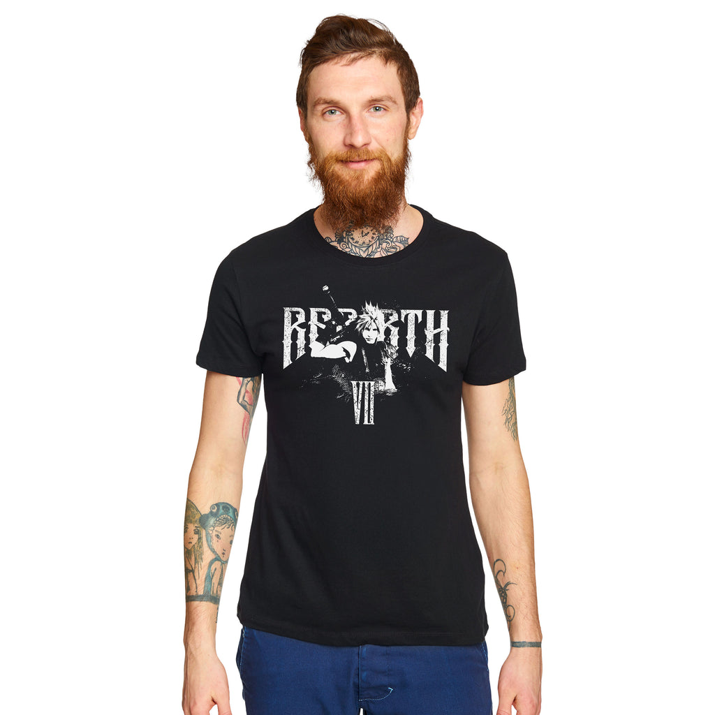 Imagen del producto Final Fantasy - Rebirth Cloud Strife camiseta negra