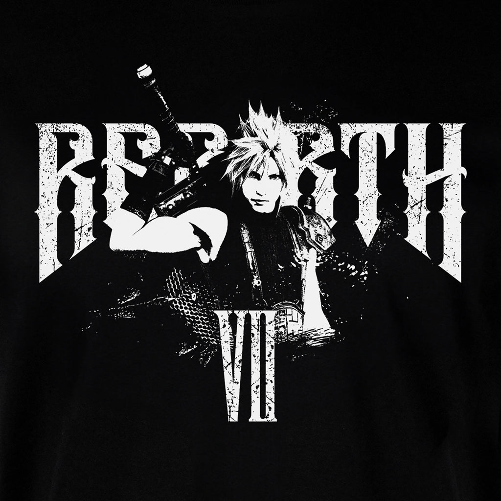 Imagen del producto Final Fantasy - Rebirth Cloud Strife camiseta negra