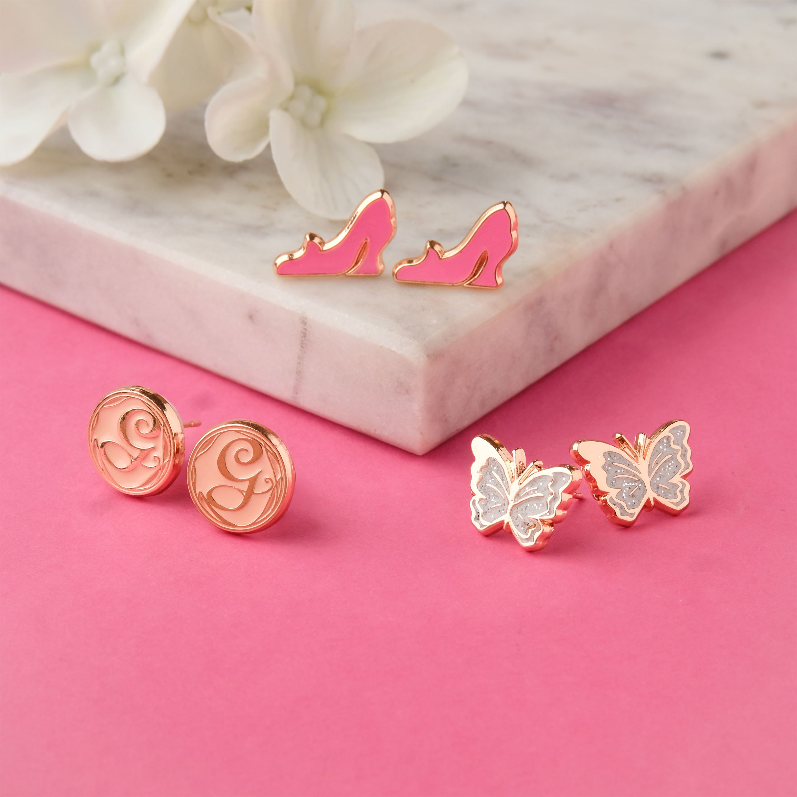 Imagen del producto Wicked - Conjunto de 3 pendientes Glinda