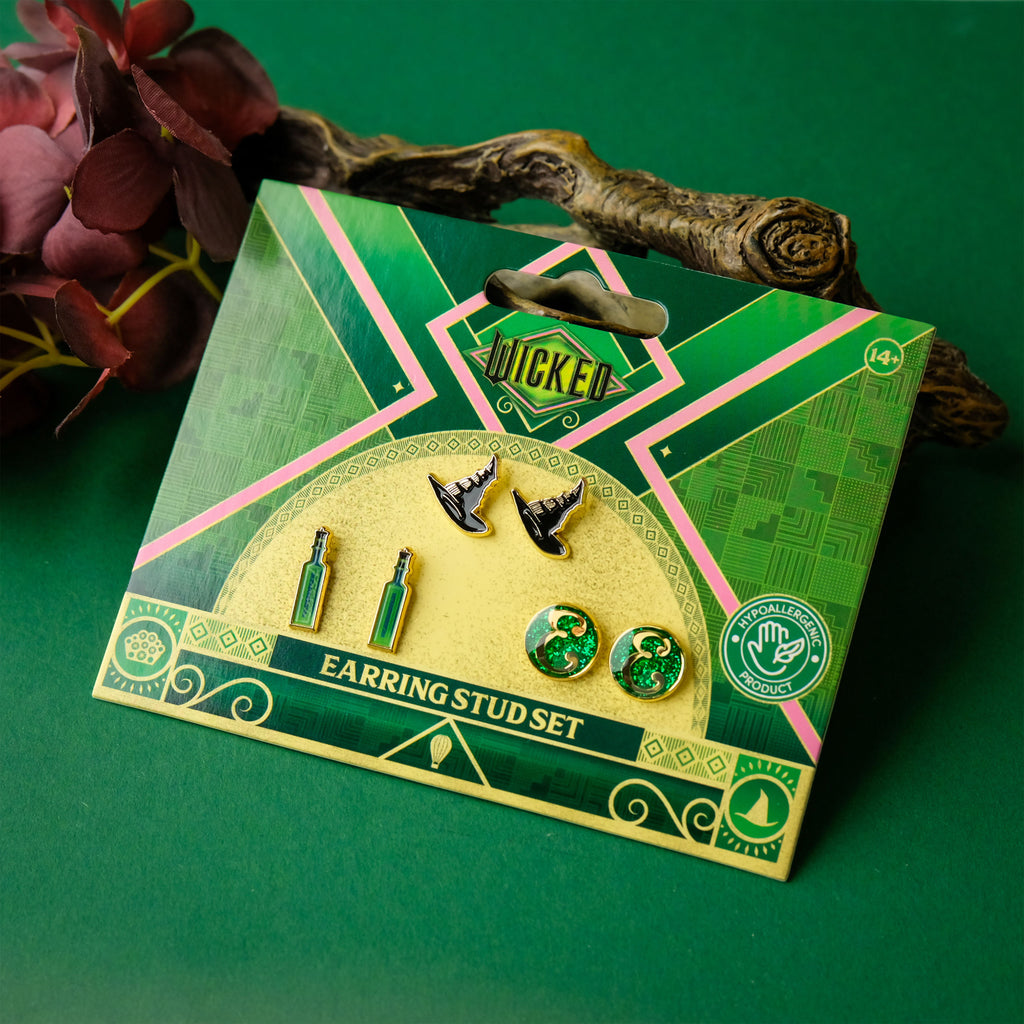 Imagen del producto Wicked - Pendientes Elphaba Set de 3