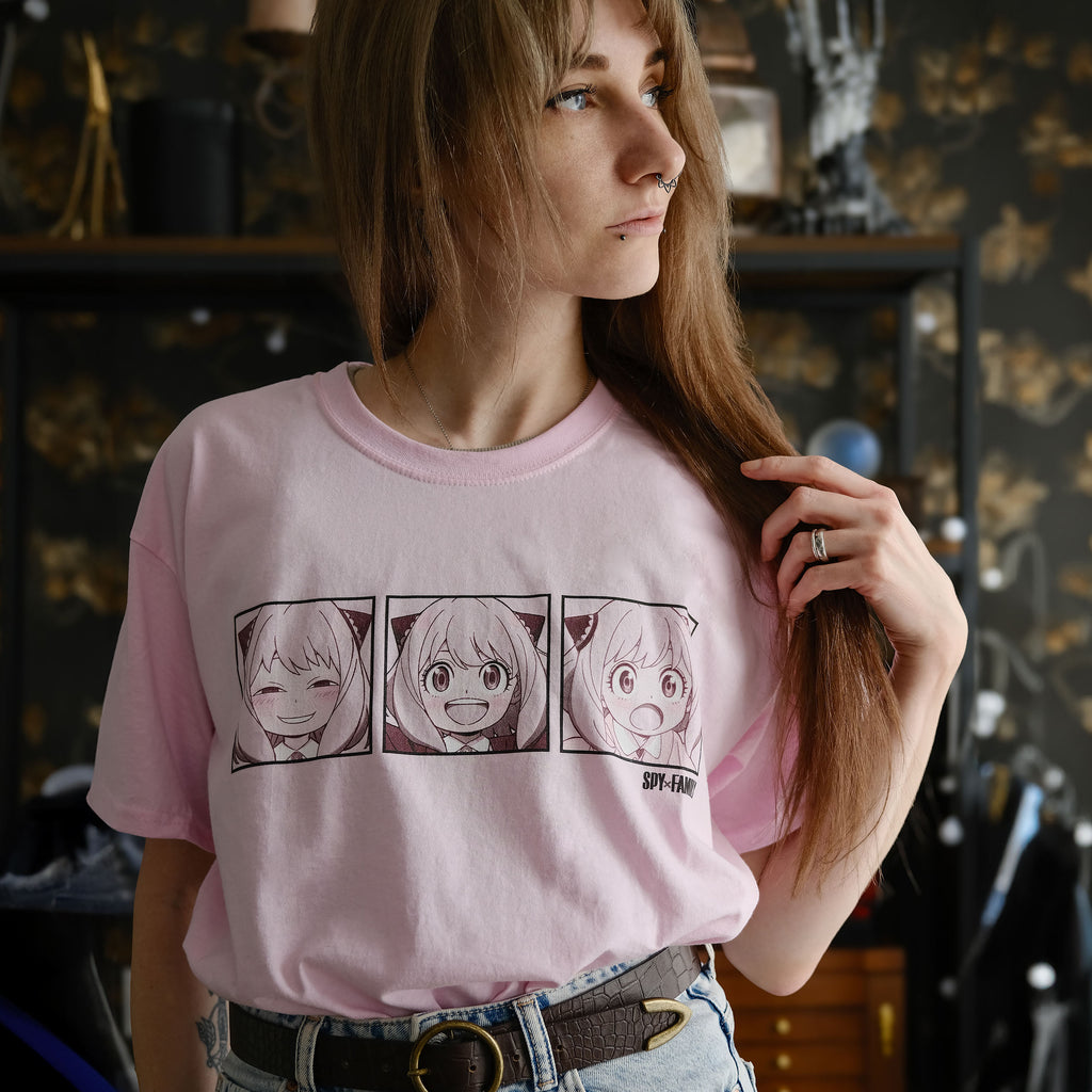 Imagen del producto Spy x Family - Camiseta Anya rosa
