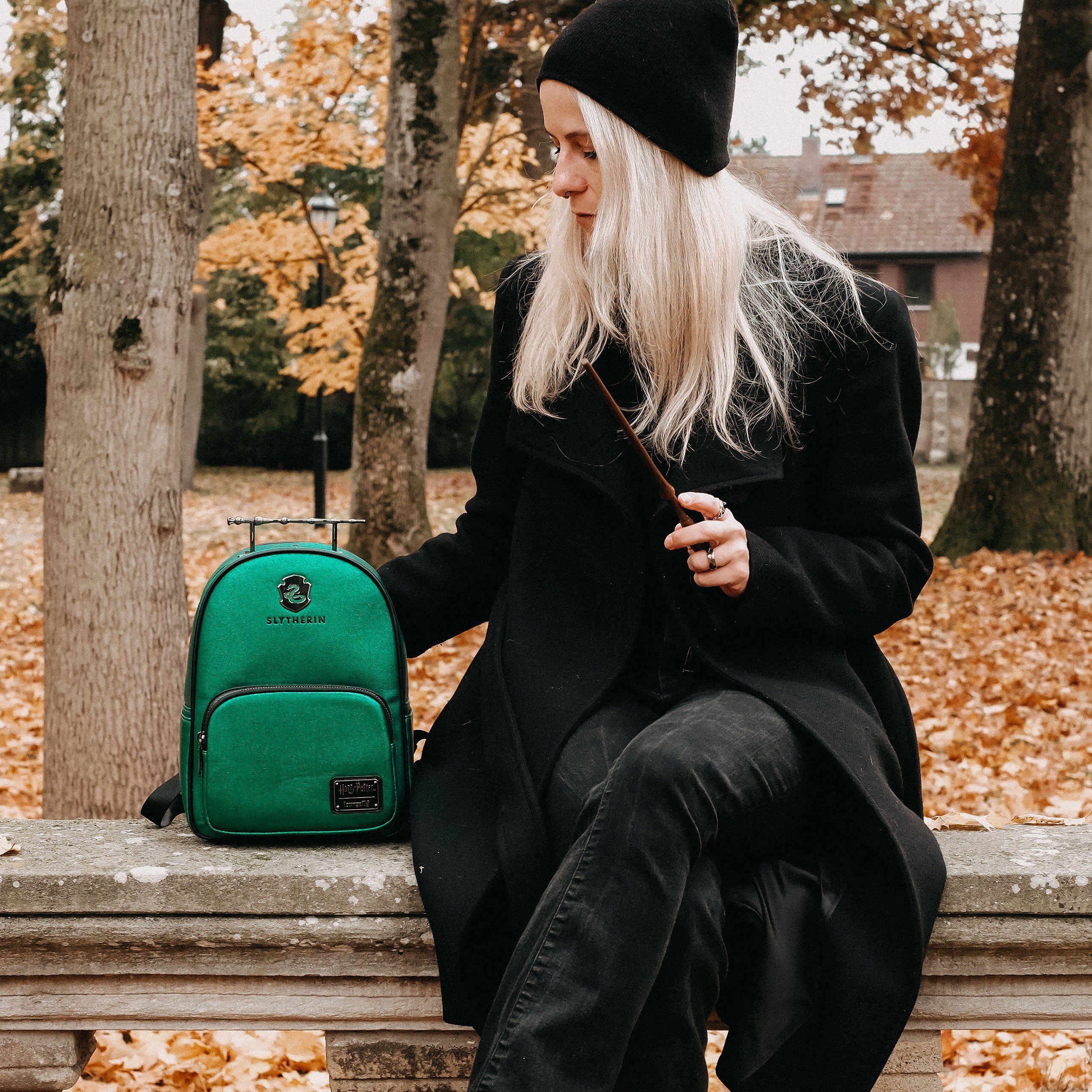 Imagen del producto Harry Potter - Mini Mochila de Purpurina Slytherin