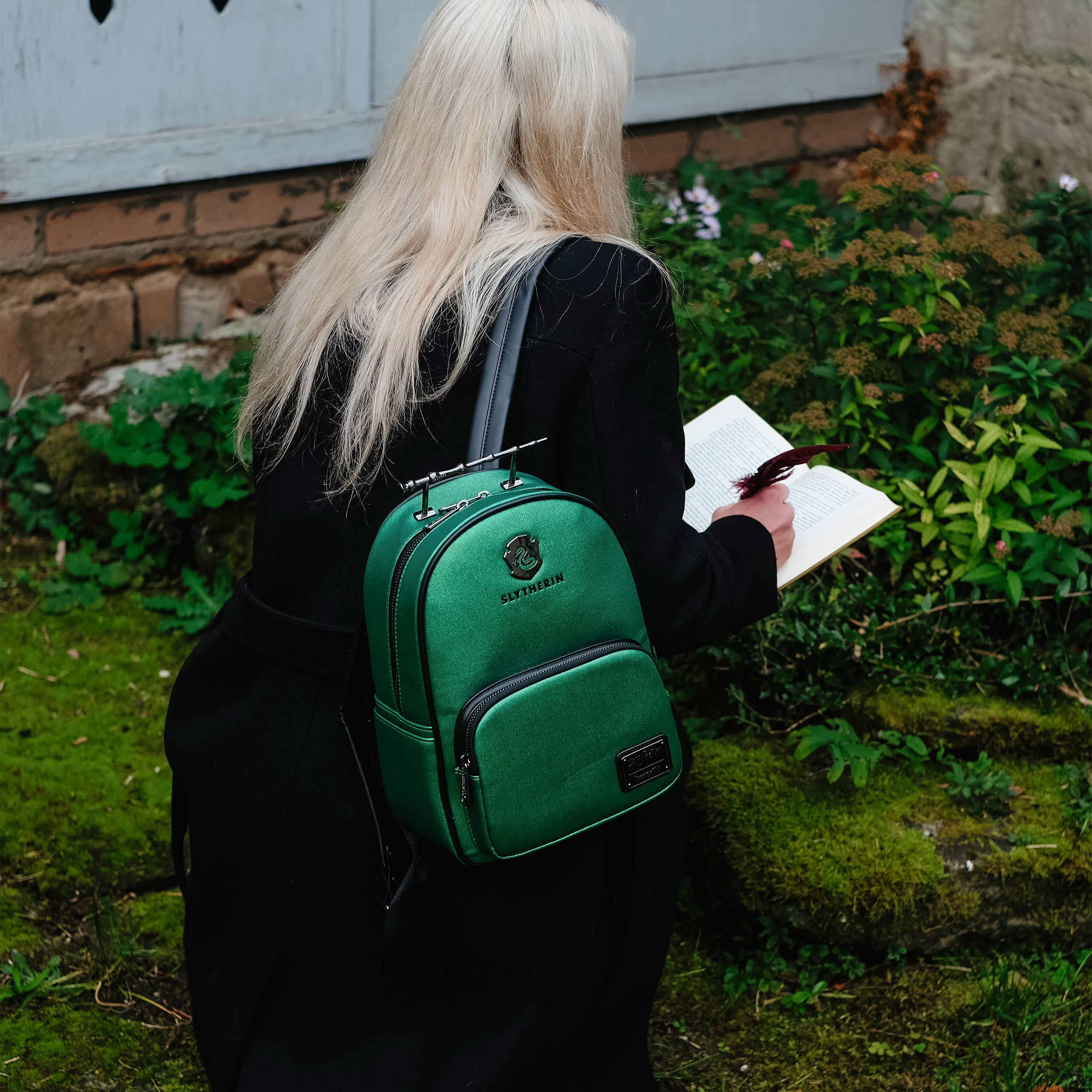 Imagen del producto Harry Potter - Mini Mochila de Purpurina Slytherin