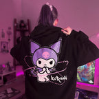 Imagen del producto Sanrio - Sudadera con capucha Kuromi negra
