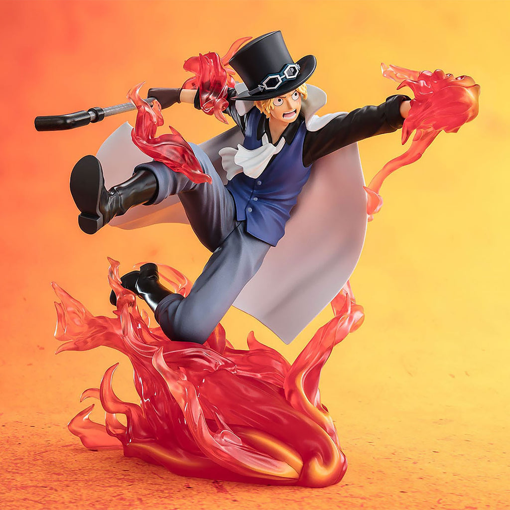 Imagen del producto One Piece - Sabo Fire Fist Rook Check Extra Battle Statue