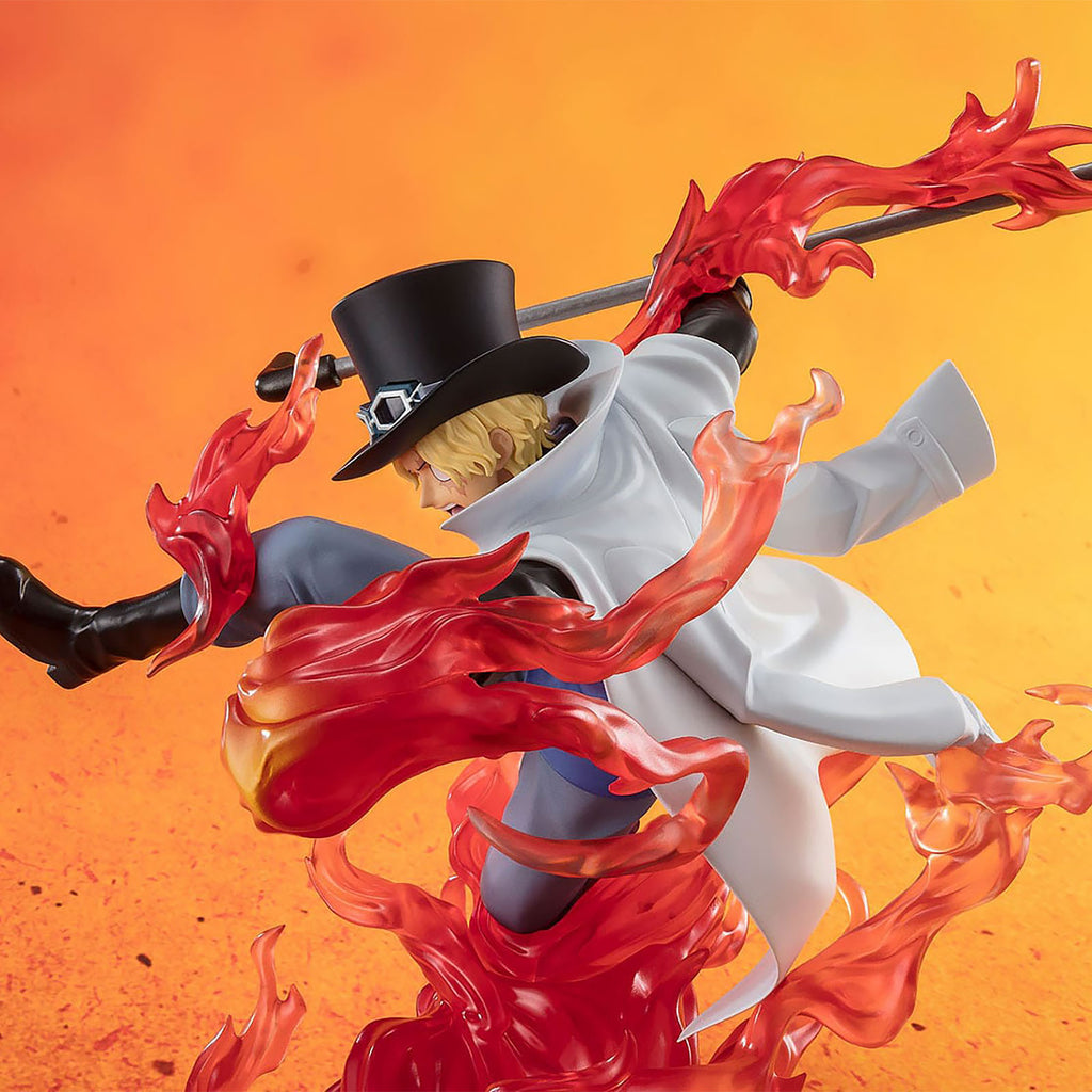Imagen del producto One Piece - Sabo Fire Fist Rook Check Extra Battle Statue