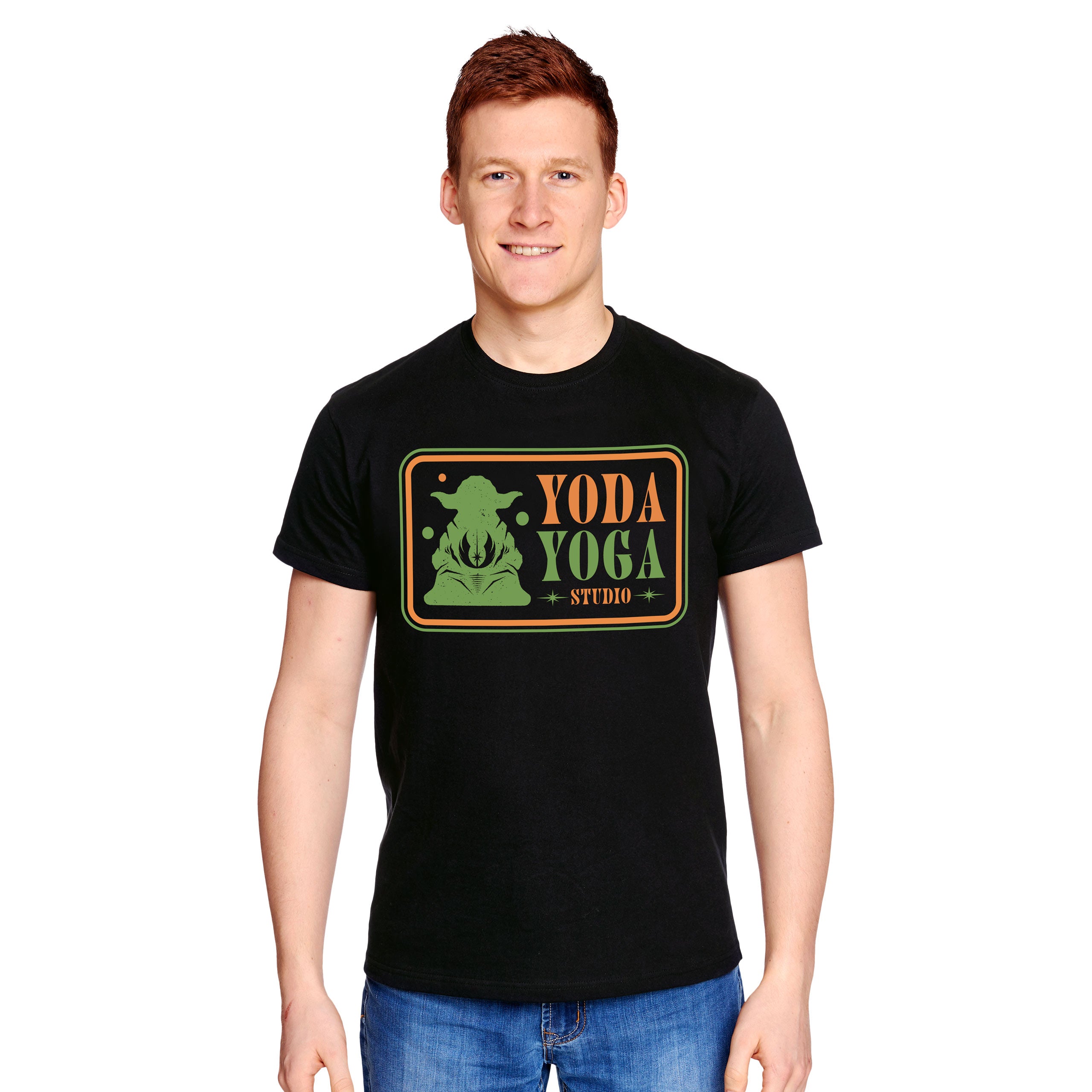 Imagen del producto Star Wars - Camiseta Yoda Yoga Studio negra