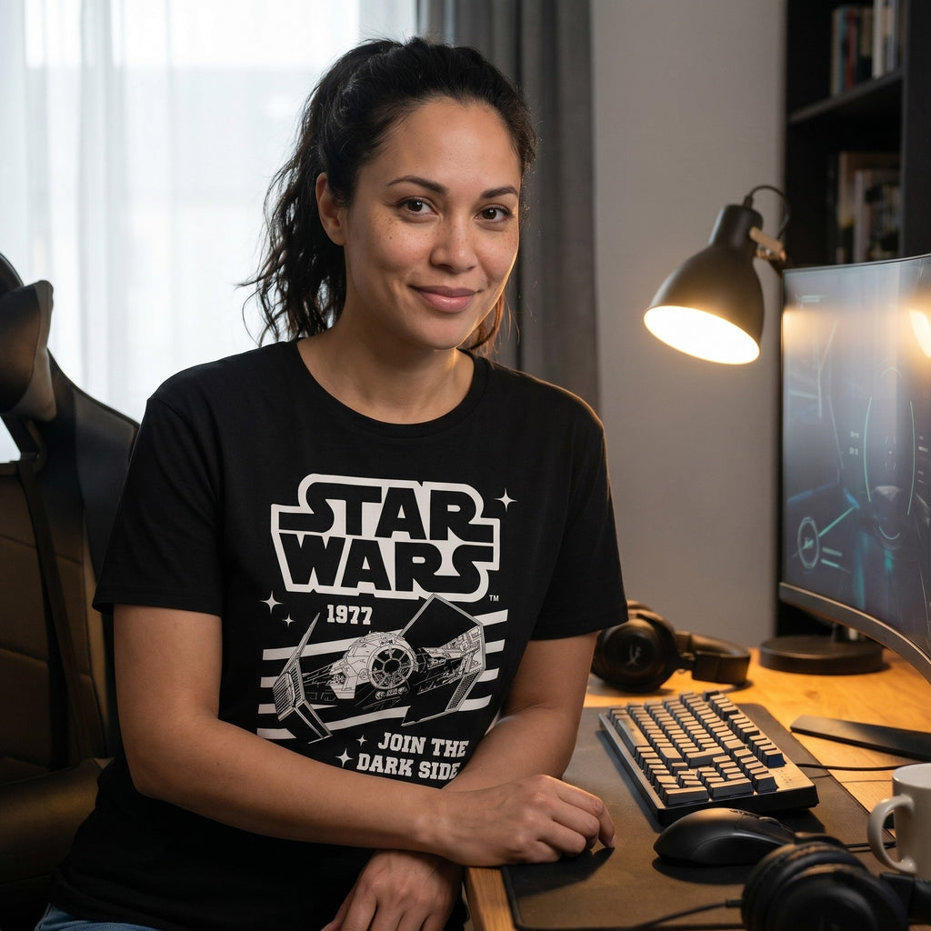 Imagen del producto Star Wars - Camiseta TIE Fighter negra