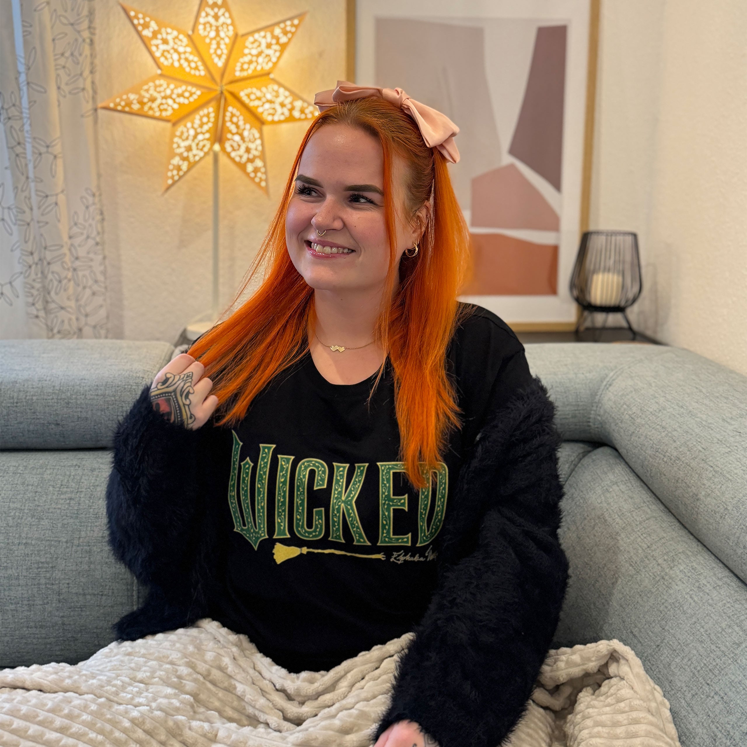 Imagen del producto Wicked - Camiseta con logo negra