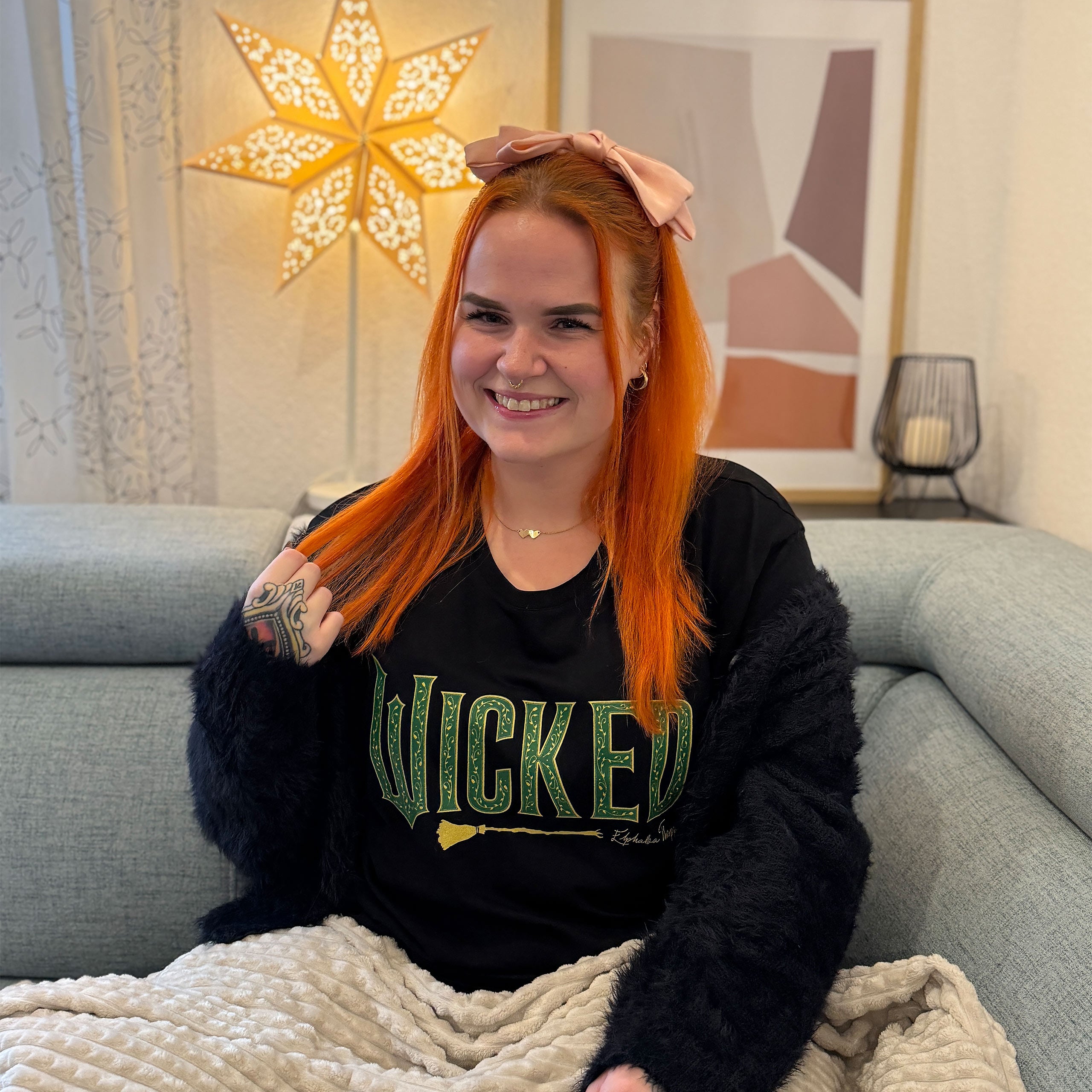 Imagen del producto Wicked - Camiseta con logo negra