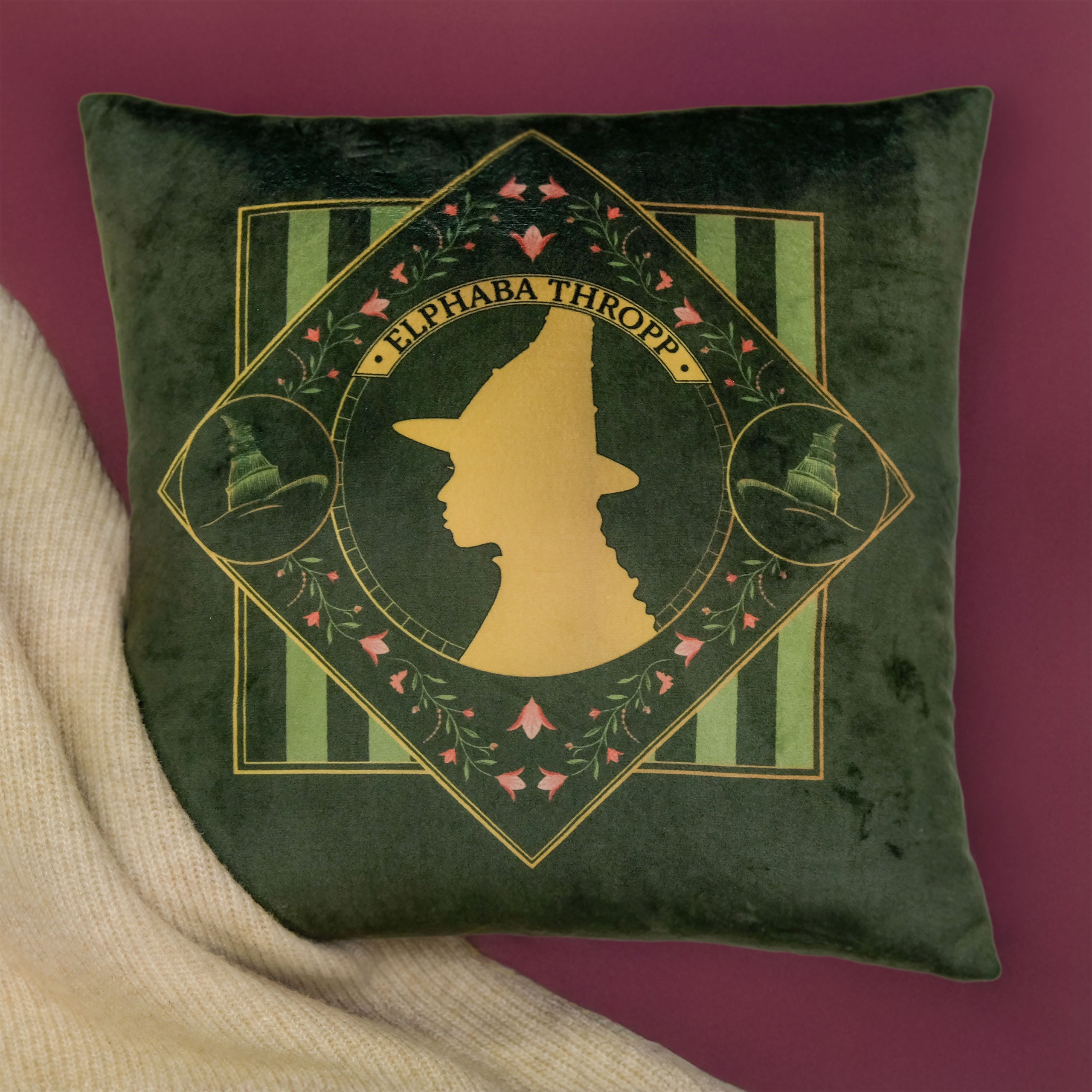 Imagen del producto Wicked - Cojín reversible de Elphaba y Glinda