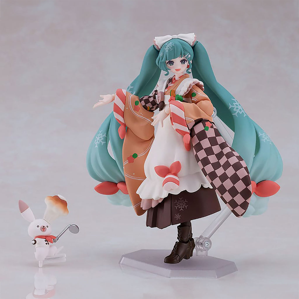 Imagen del producto Hatsune Miku - Figura de acción Snow Miku Versión Winter Delicacy