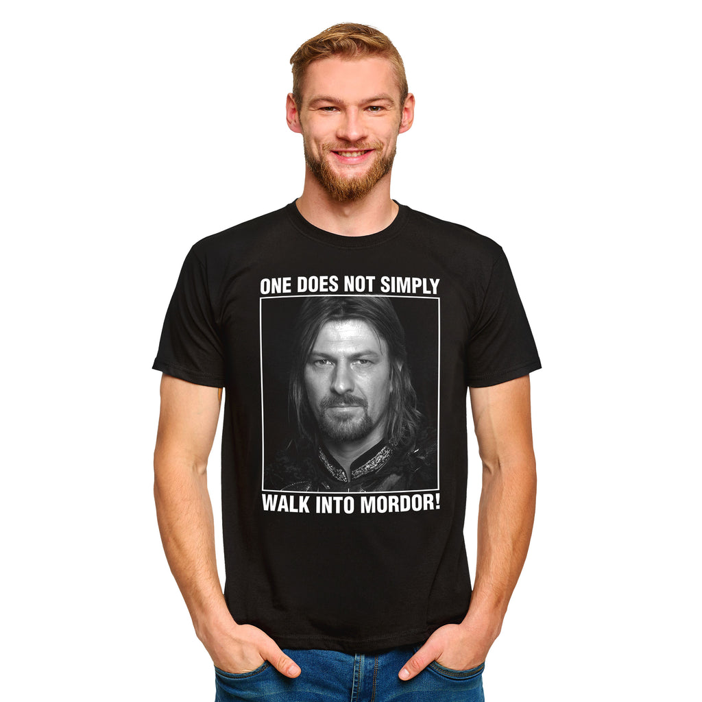 Imagen del producto Camiseta Boromir No se entra simplemente a Mordor - El Señor de los Anillos