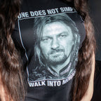 Imagen del producto Camiseta Boromir No se entra simplemente a Mordor - El Señor de los Anillos