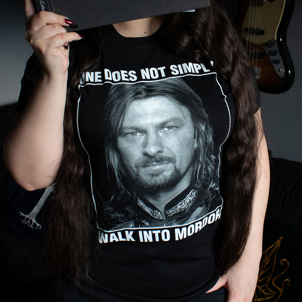 Imagen del producto Camiseta Boromir No se entra simplemente a Mordor - El Señor de los Anillos