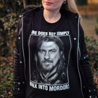 Imagen del producto Camiseta Boromir No se entra simplemente a Mordor - El Señor de los Anillos