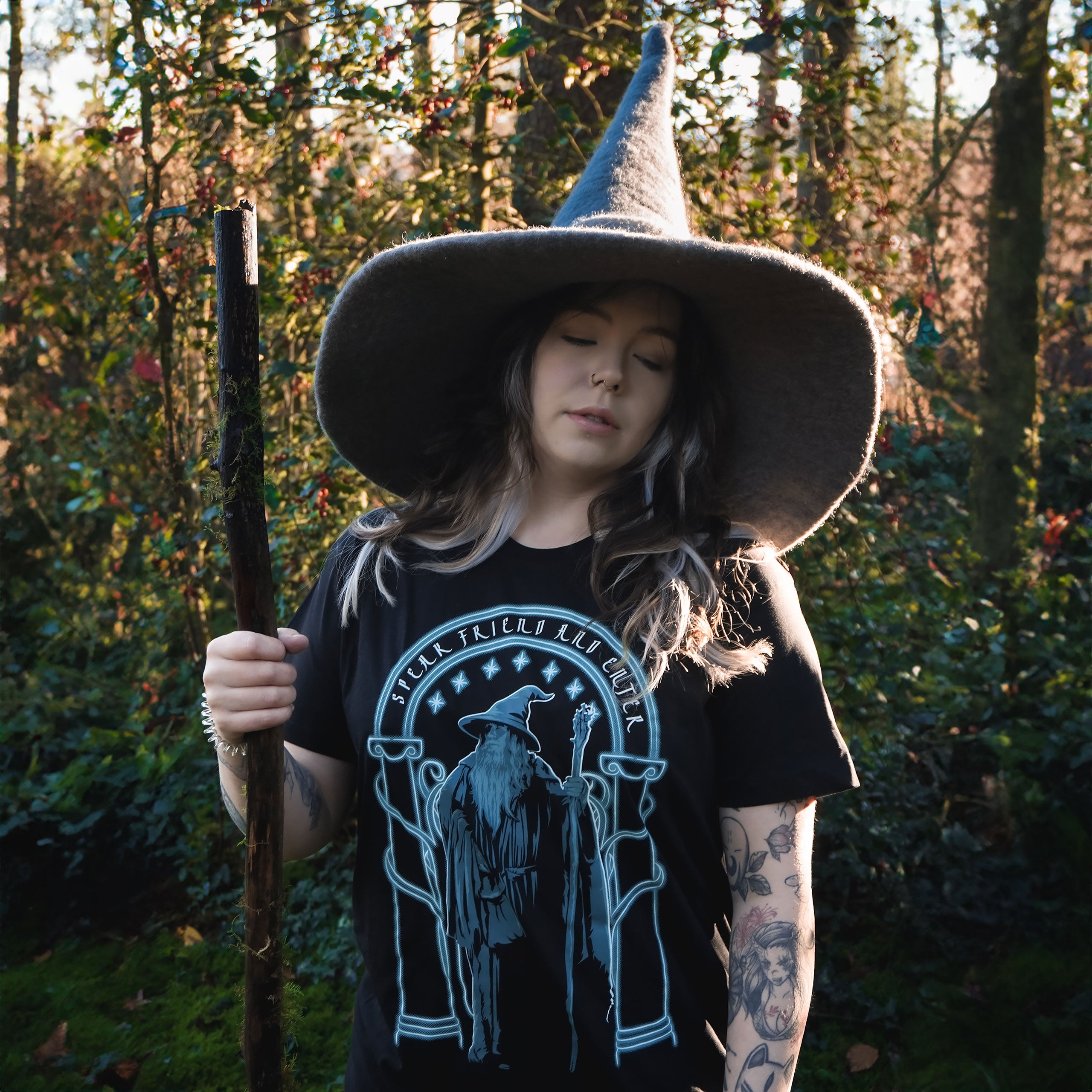 Imagen del producto Camiseta Gandalf Puertas de Durin - Señor de los Anillos