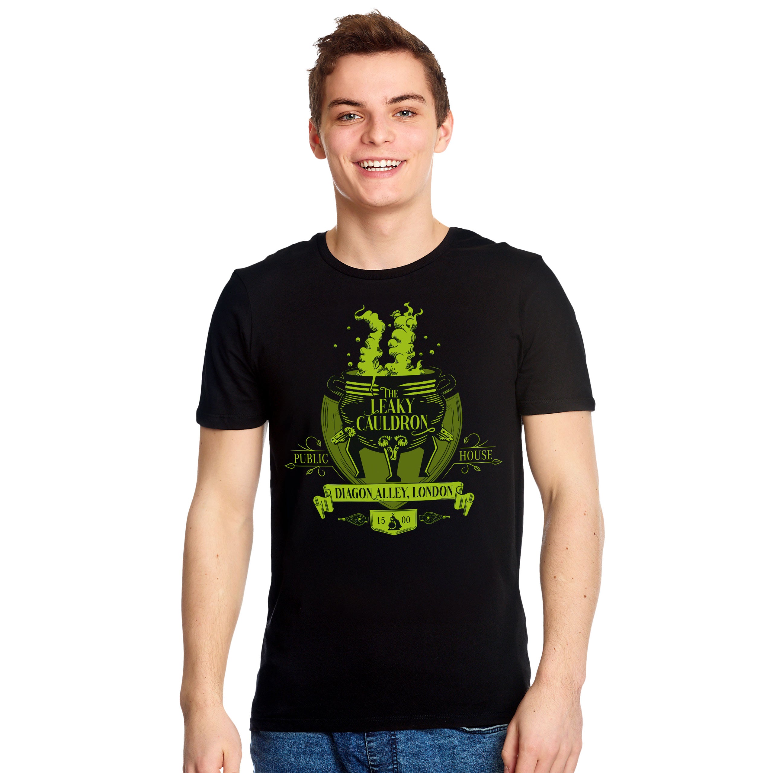 Imagen del producto Camiseta negra Caldero Chorreante - Harry Potter