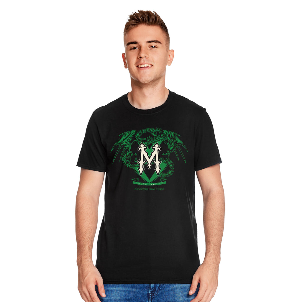 Imagen del producto Camiseta negra de la familia Malfoy - Harry Potter