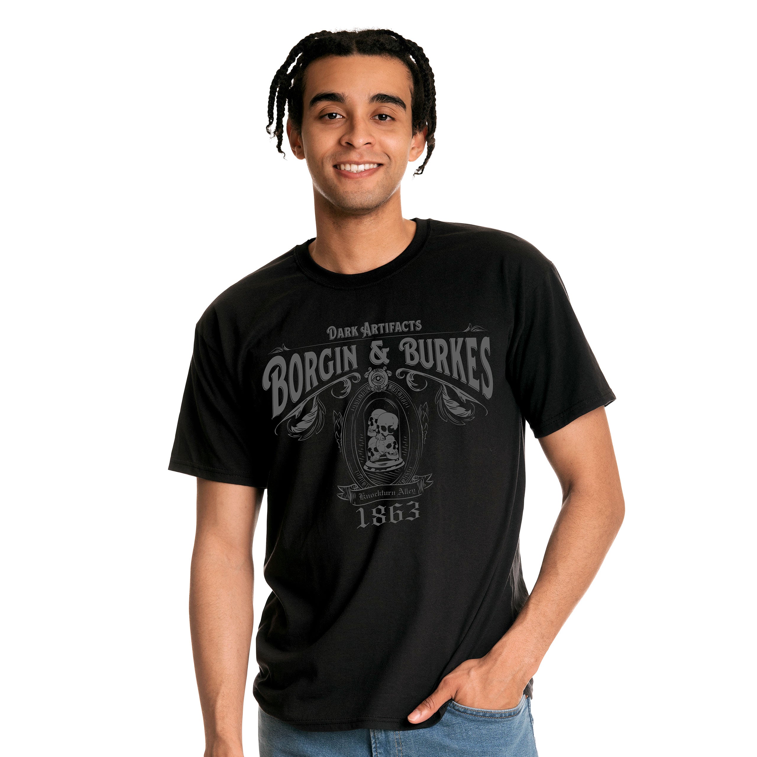 Imagen del producto Camiseta negra Borgin and Burkes - Harry Potter