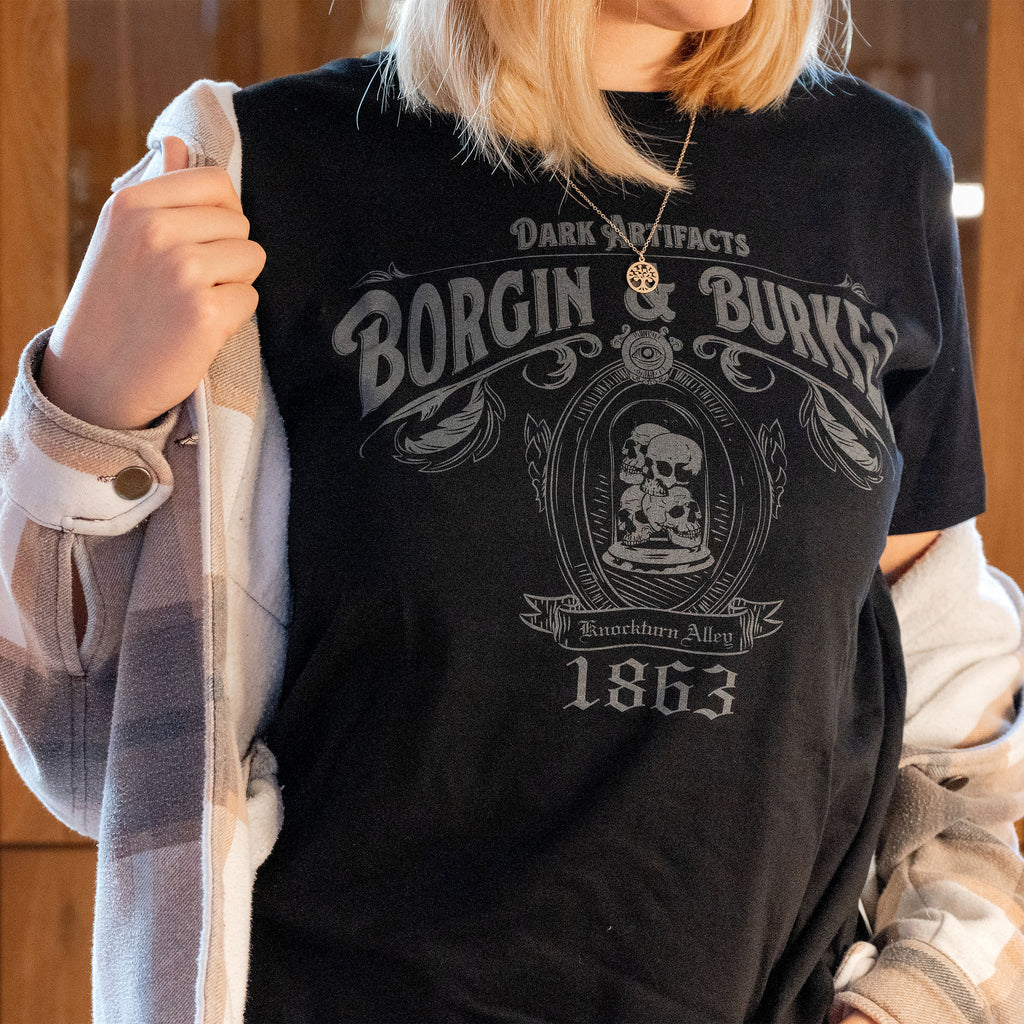 Imagen del producto Camiseta negra Borgin and Burkes - Harry Potter