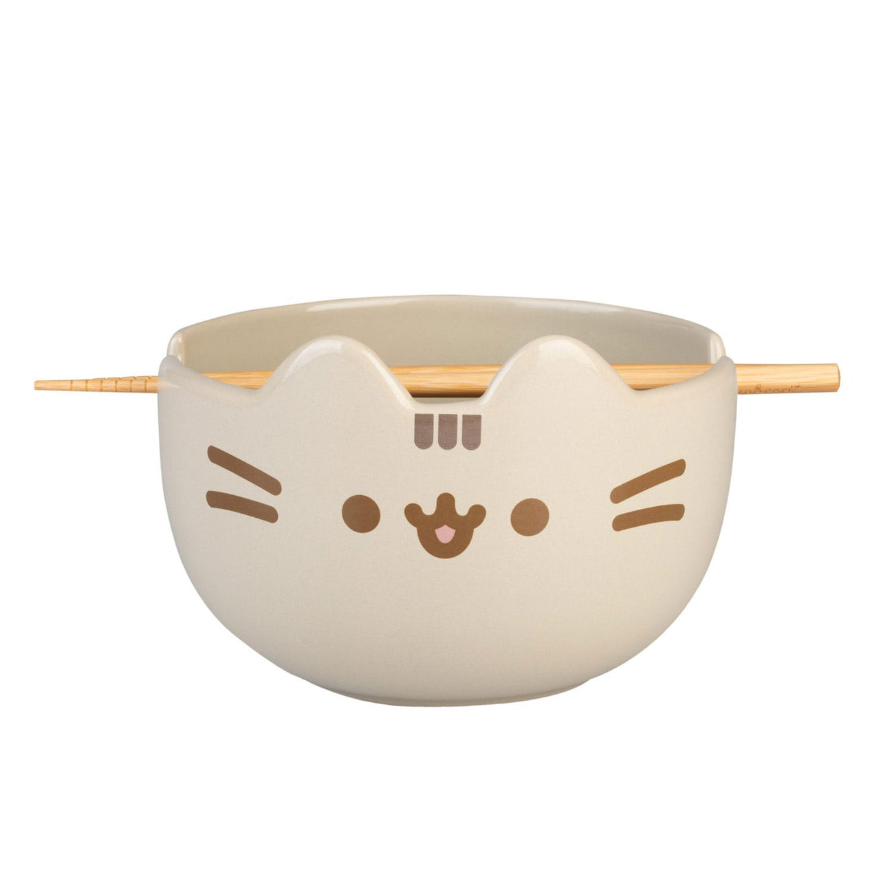 Imagen del producto Pusheen - Cuenco para ramen con palillos