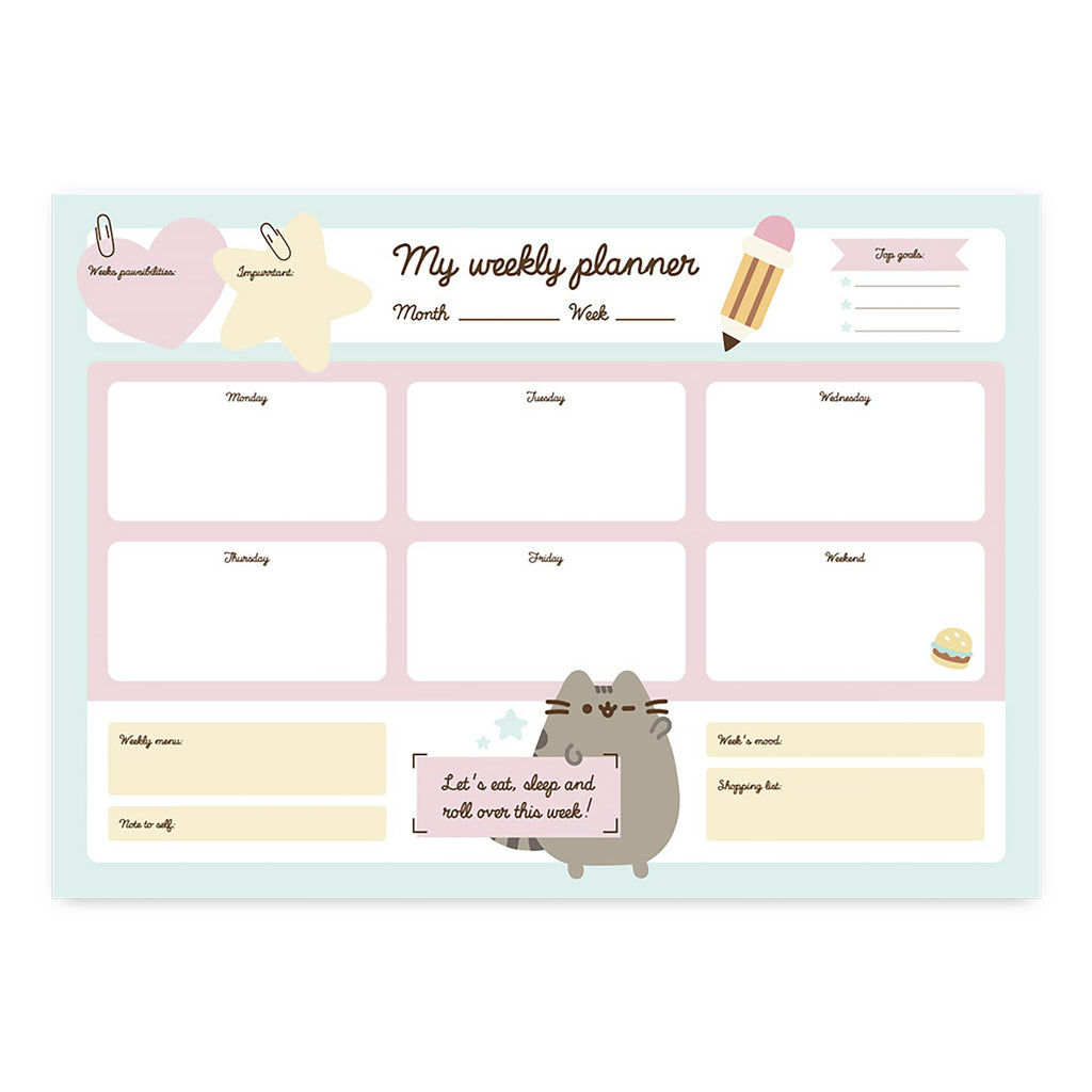 Imagen del producto Pusheen - Come y Duerme Planificador Semanal
