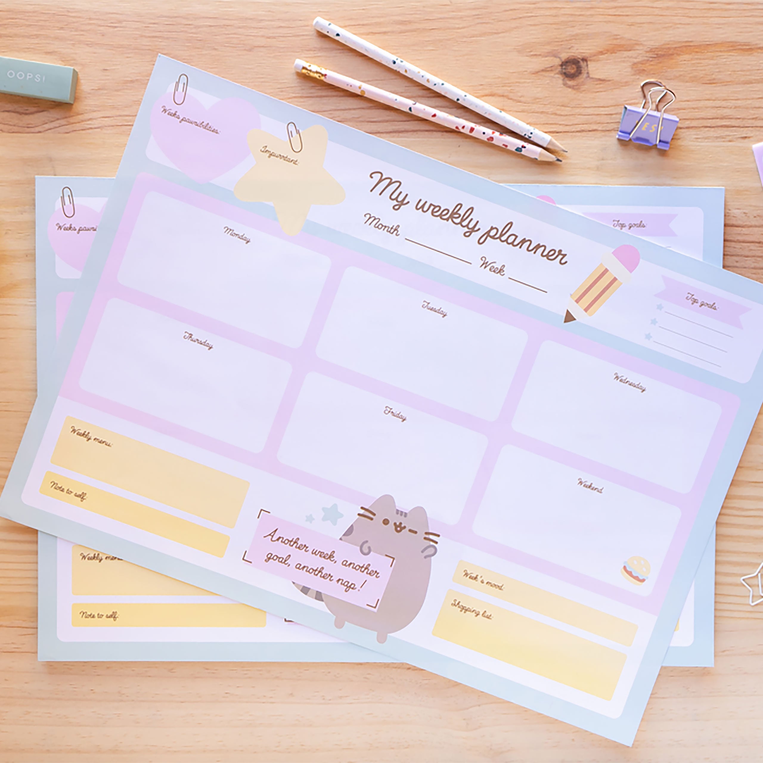 Imagen del producto Pusheen - Come y Duerme Planificador Semanal
