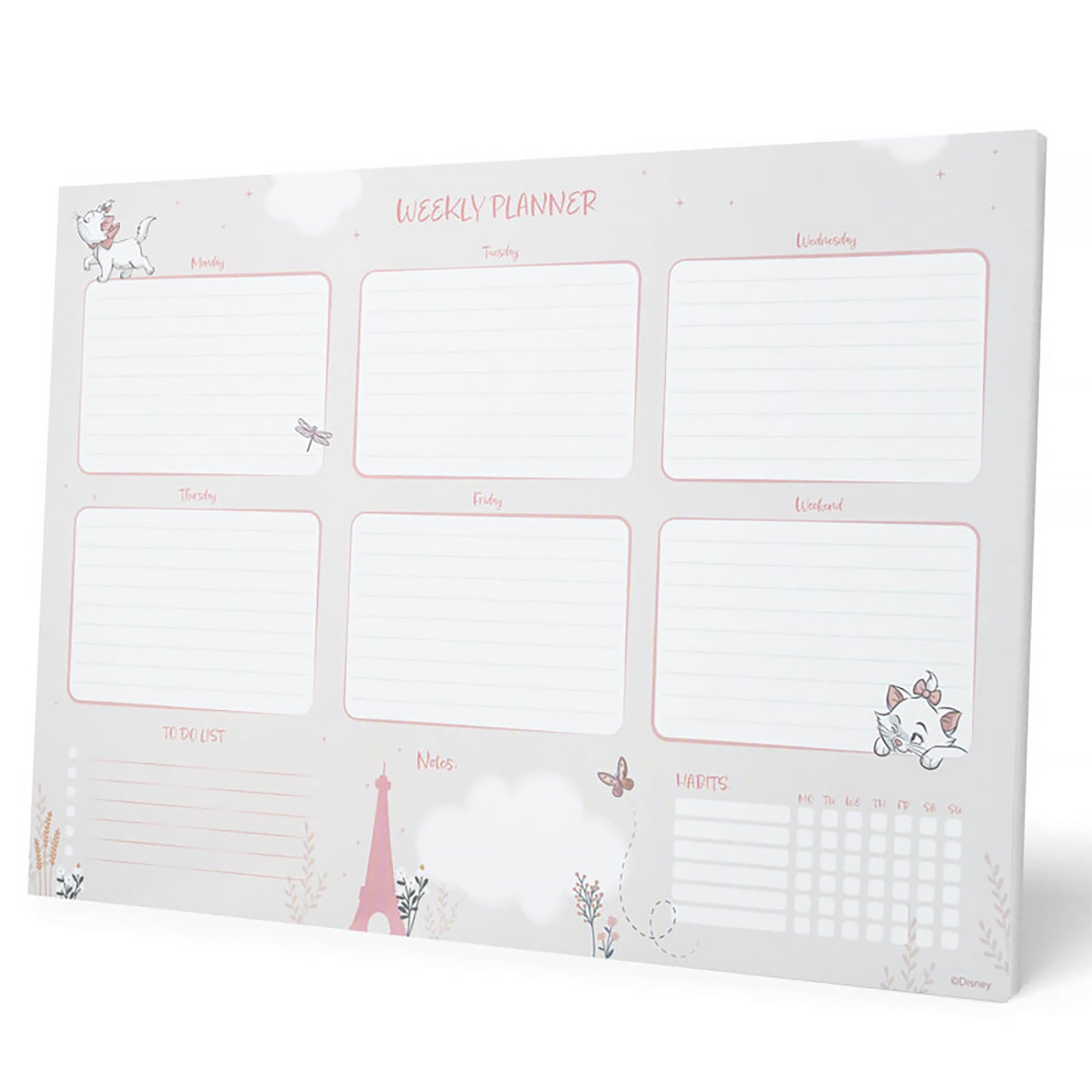 Imagen del producto Aristogatos - Bonjour Marie Planificador semanal