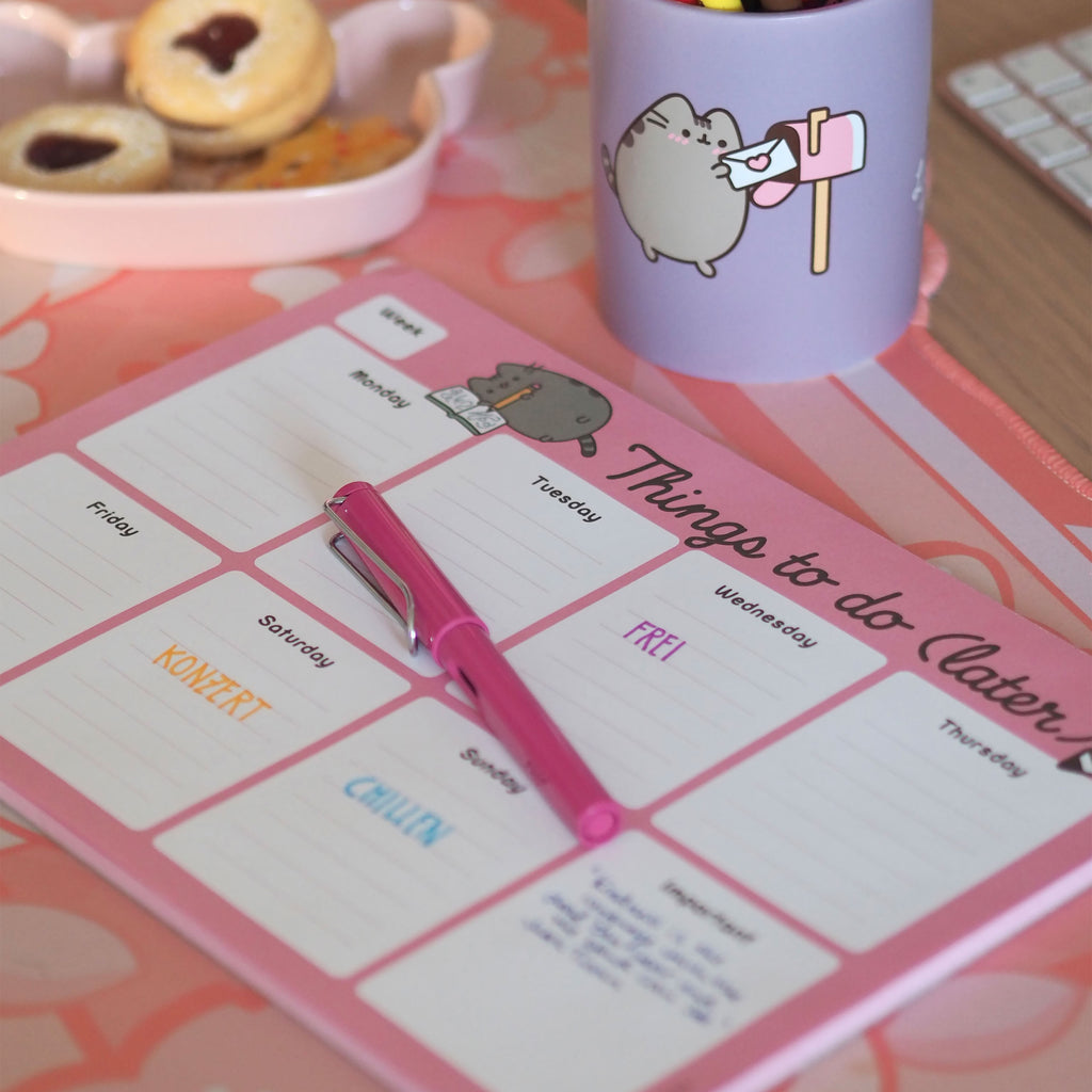 Imagen del producto Pusheen - Cosas para hacer más tarde Planificador semanal