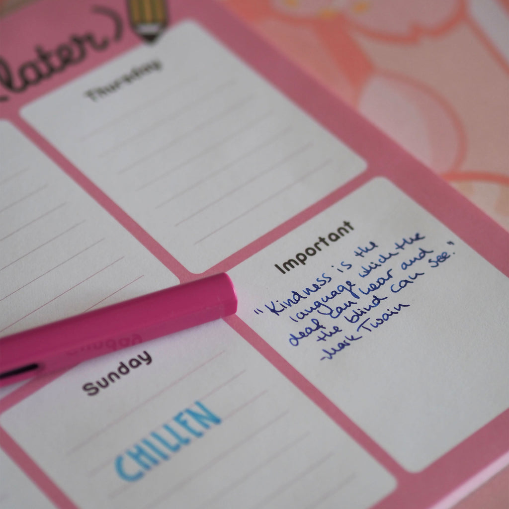 Imagen del producto Pusheen - Cosas para hacer más tarde Planificador semanal