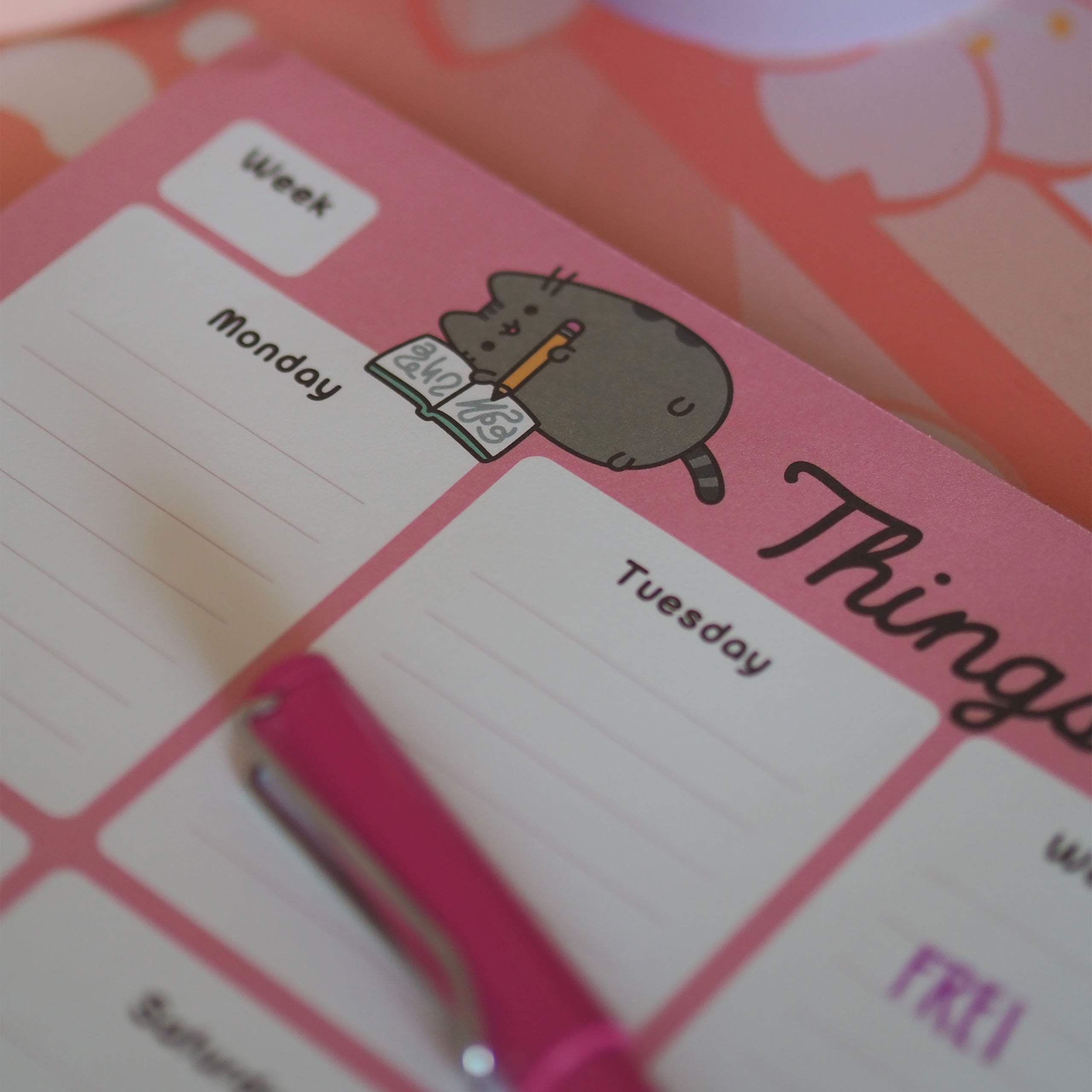 Imagen del producto Pusheen - Cosas para hacer más tarde Planificador semanal