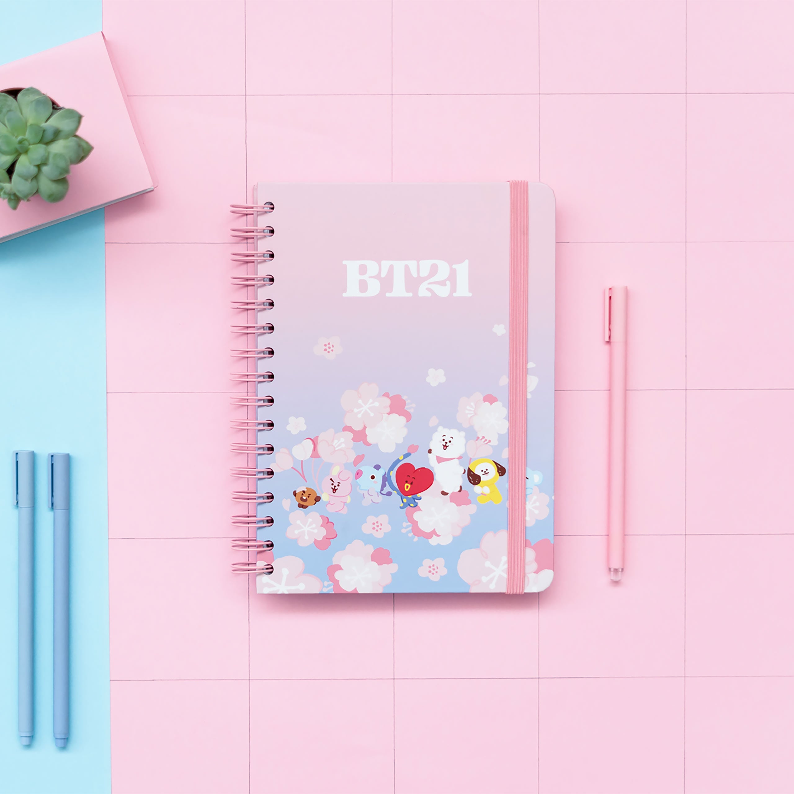 Imagen del producto BT21 - Cuaderno Cherry Blossom
