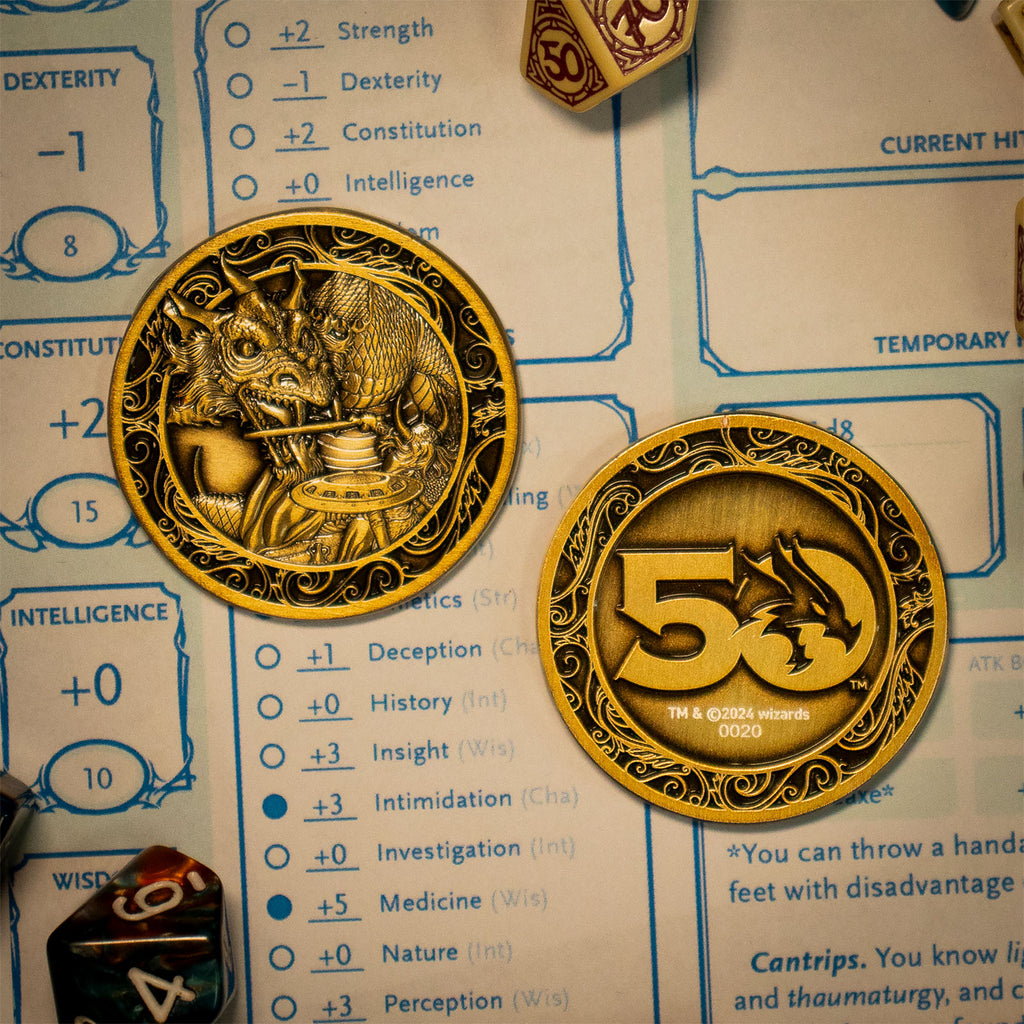 Imagen del producto Dungeons & Dragons - Moneda Coleccionable 50º Aniversario Edición Limitada