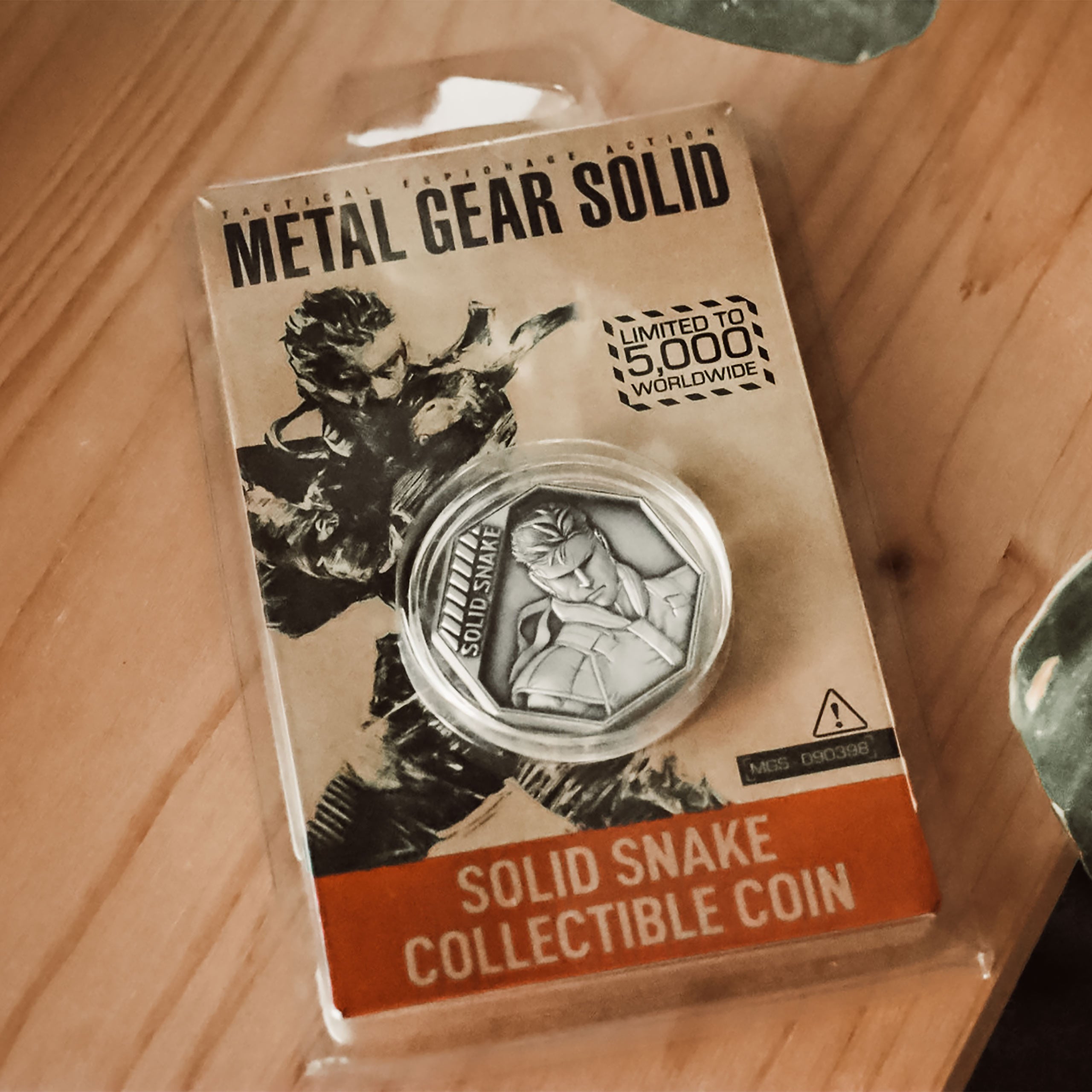 Imagen del producto Metal Gear Solid - Moneda de Colección Solid Snake Edición Limitada