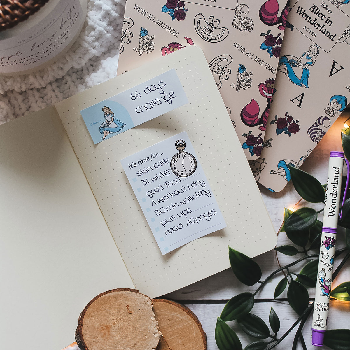 Imagen del producto Alicia en el País de las Maravillas - Set de 3 Cuadernos