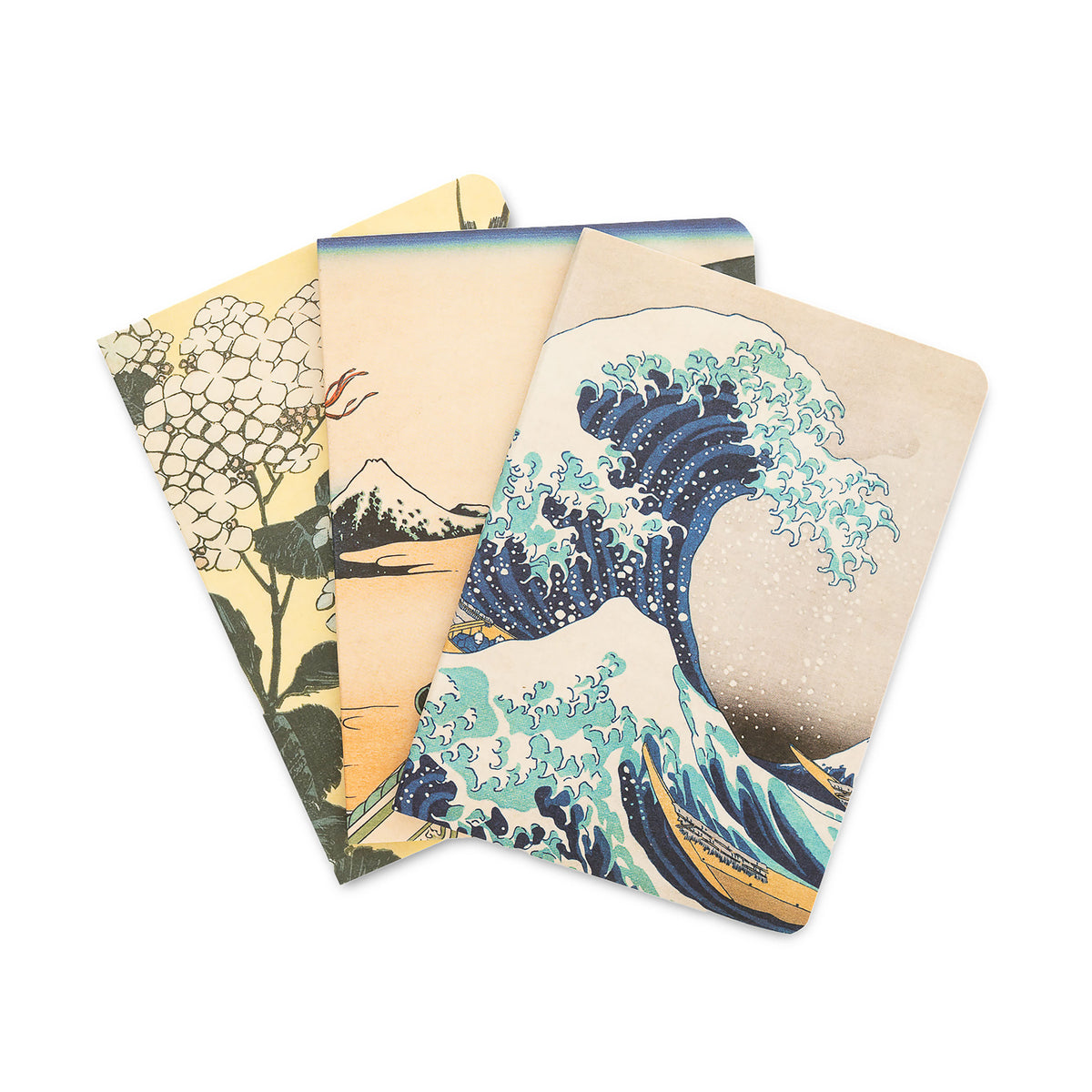 Imagen del producto La Gran Ola de Kanagawa - Set de 3 Cuadernos Katsushika Hokusai