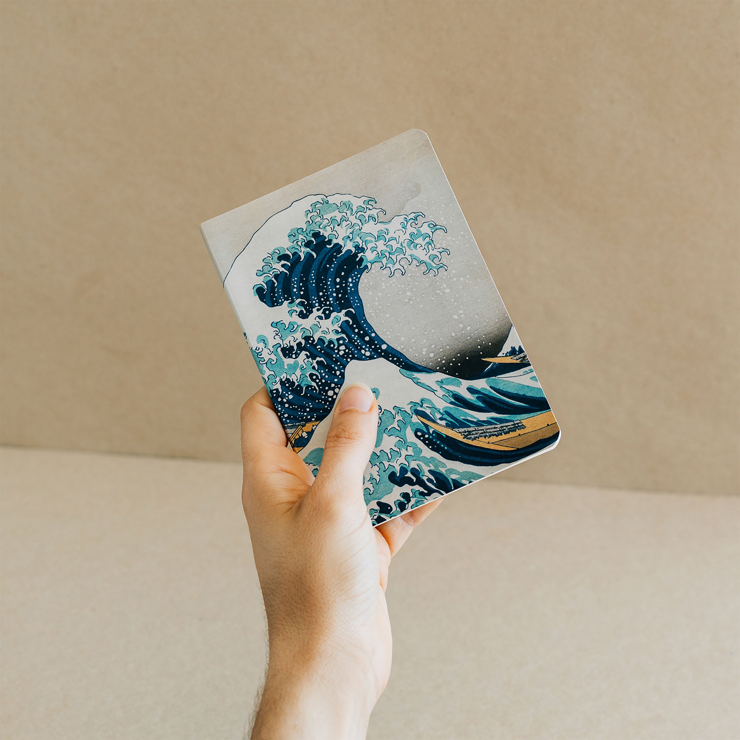 Imagen del producto La Gran Ola de Kanagawa - Set de 3 Cuadernos Katsushika Hokusai