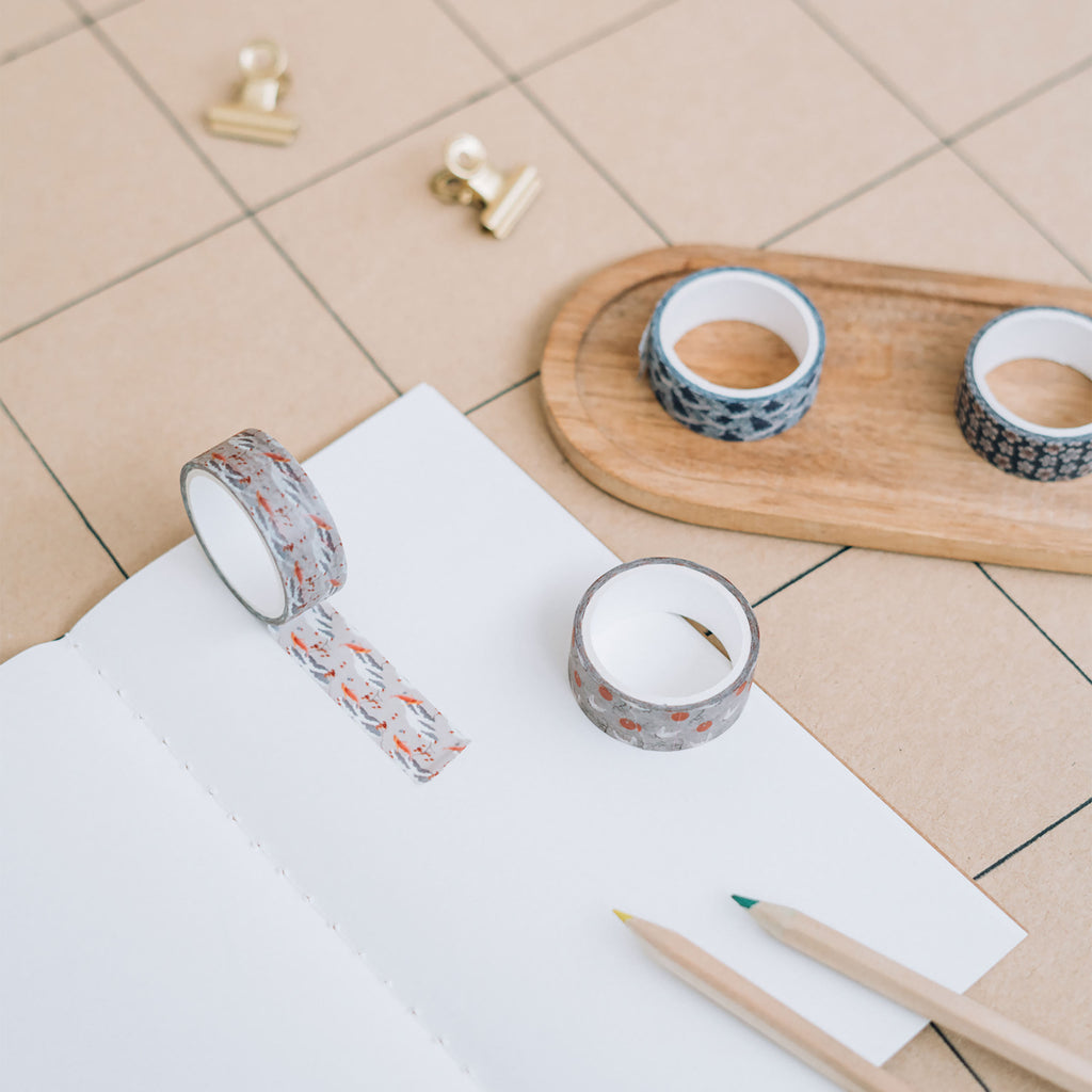 Imagen del producto La gran ola de Kanagawa - Katsushika Hokusai Washi Tapes Set de 4