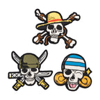 Imagen del producto One Piece - Set de 3 parches calavera