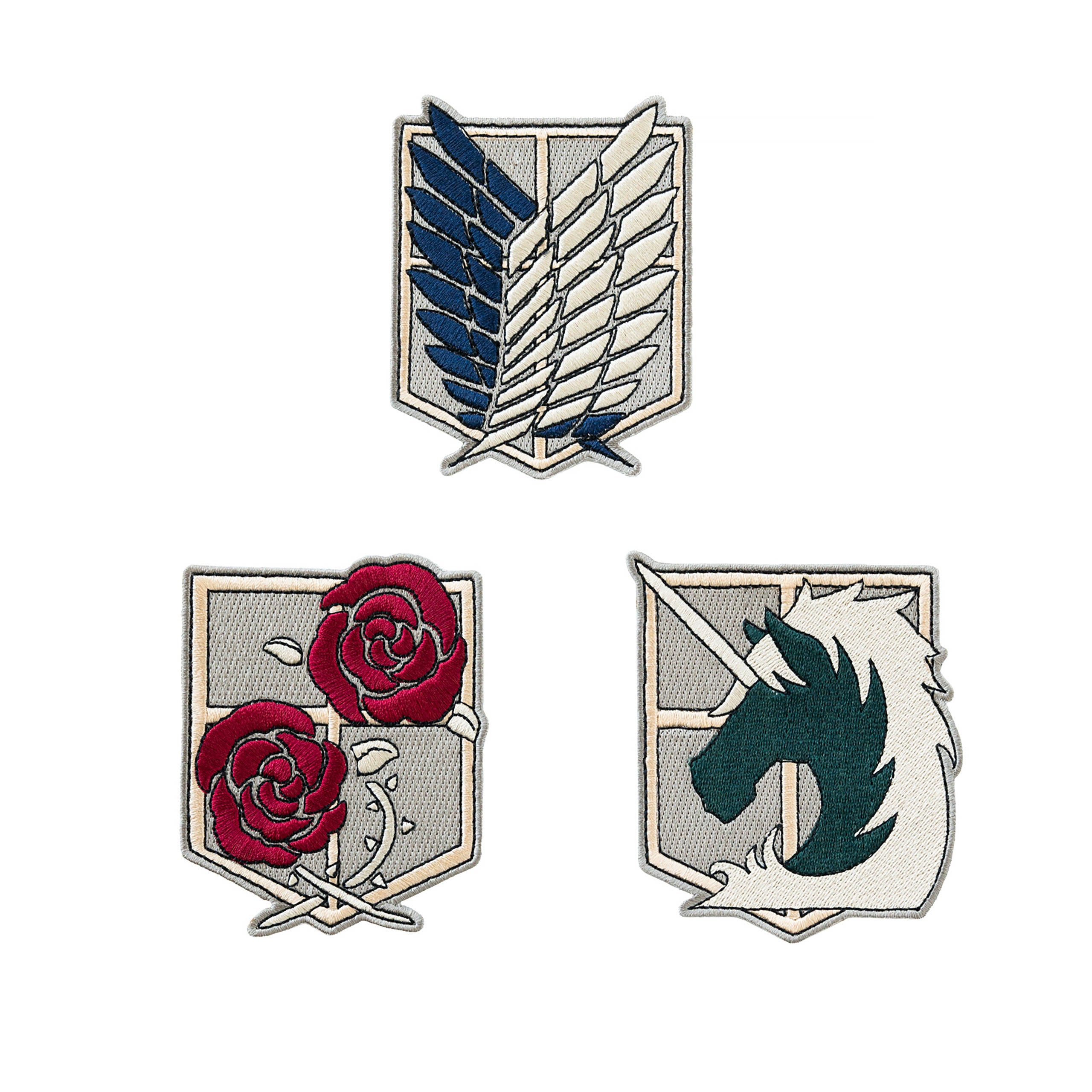 Product image Attack on Titan - Scout Patch 3-Piece Set