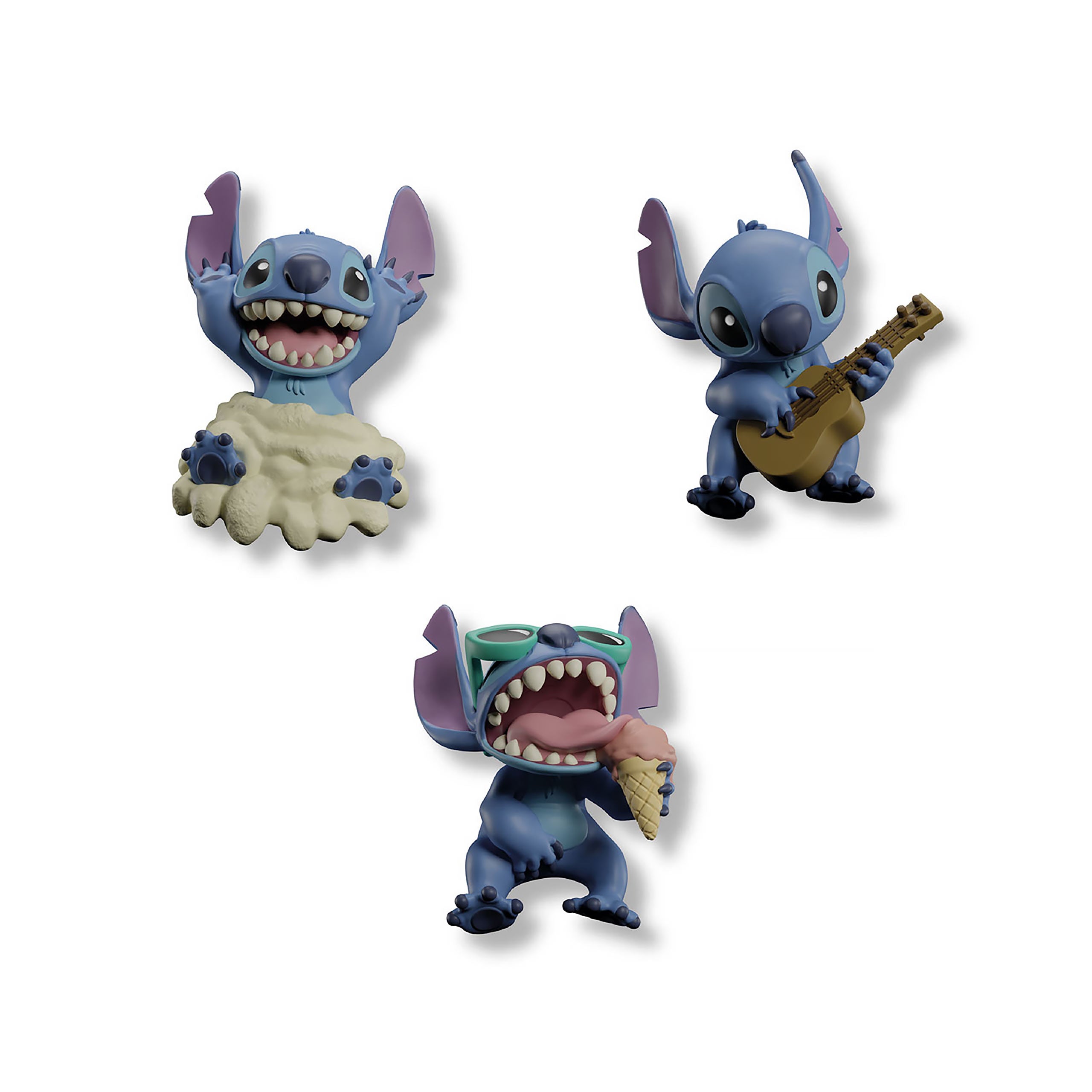 Imagen del producto Juego de 3 imanes de Stitch - Lilo & Stitch