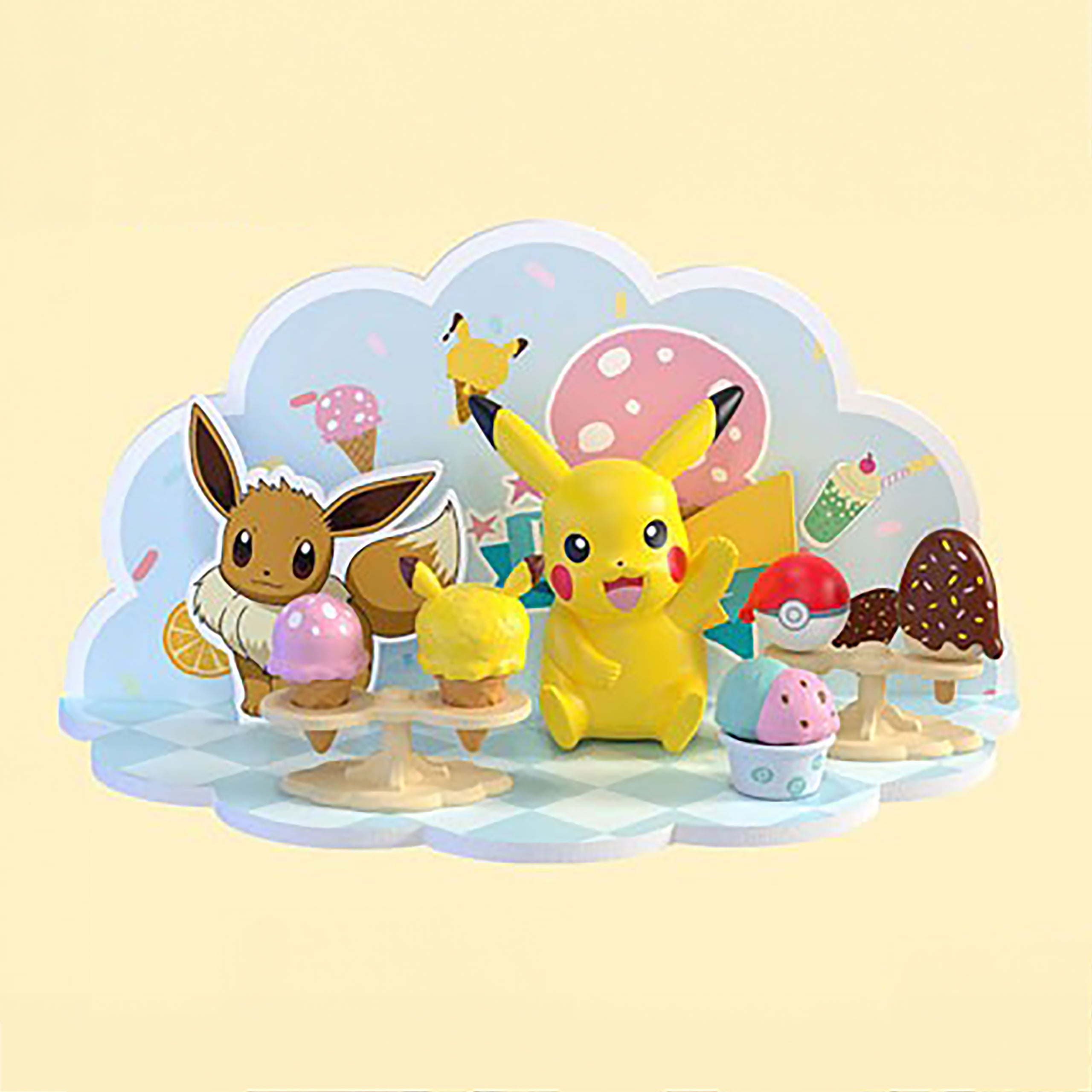 Imagen del producto Pokemon - Figura 3D SCENE Pikachu Ice Cream
