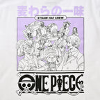 Imagen del producto One Piece - Camiseta Crew Capslab blanca